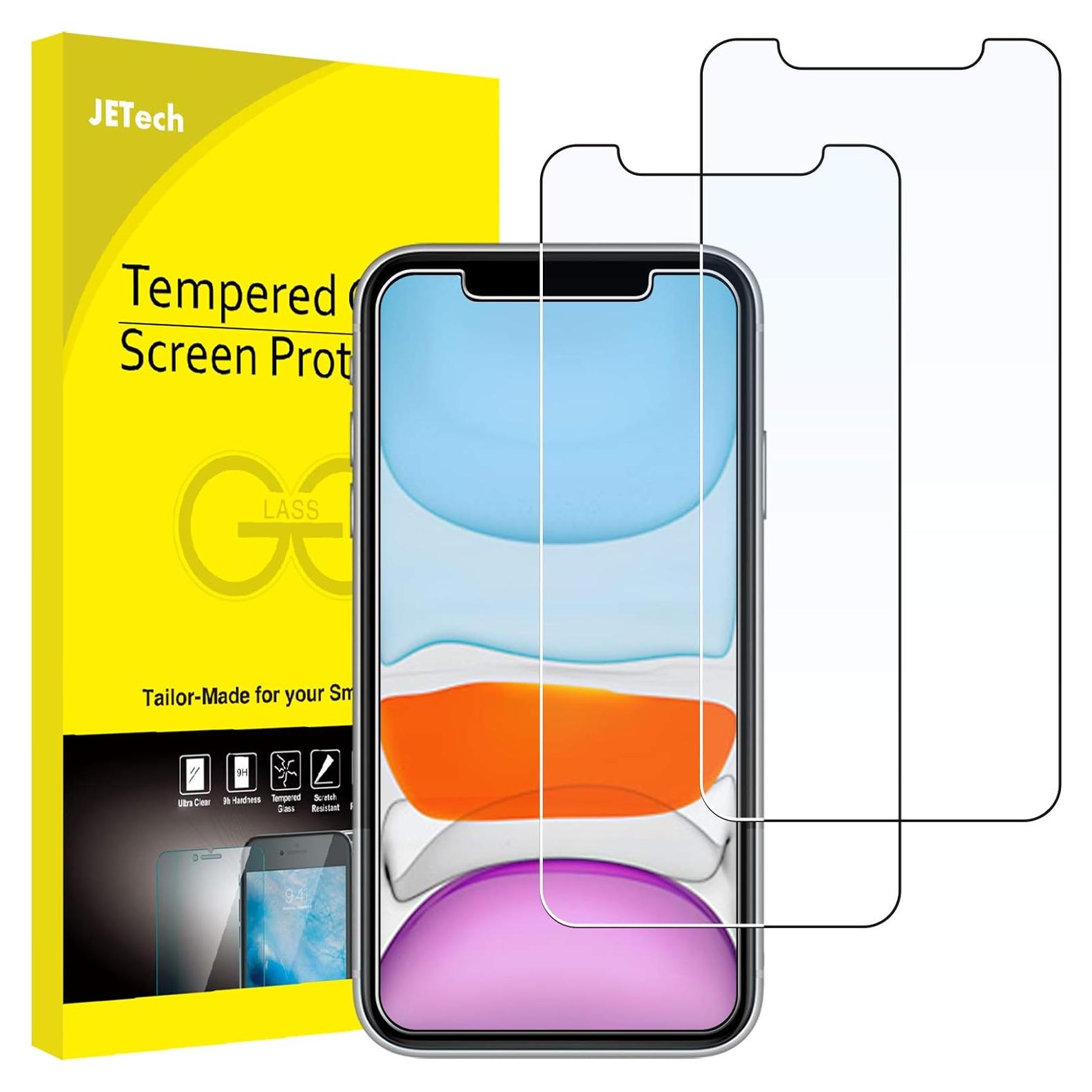 Protector de Pantalla JETech Vidrio Templado para iPhone 11/XR 6.1"