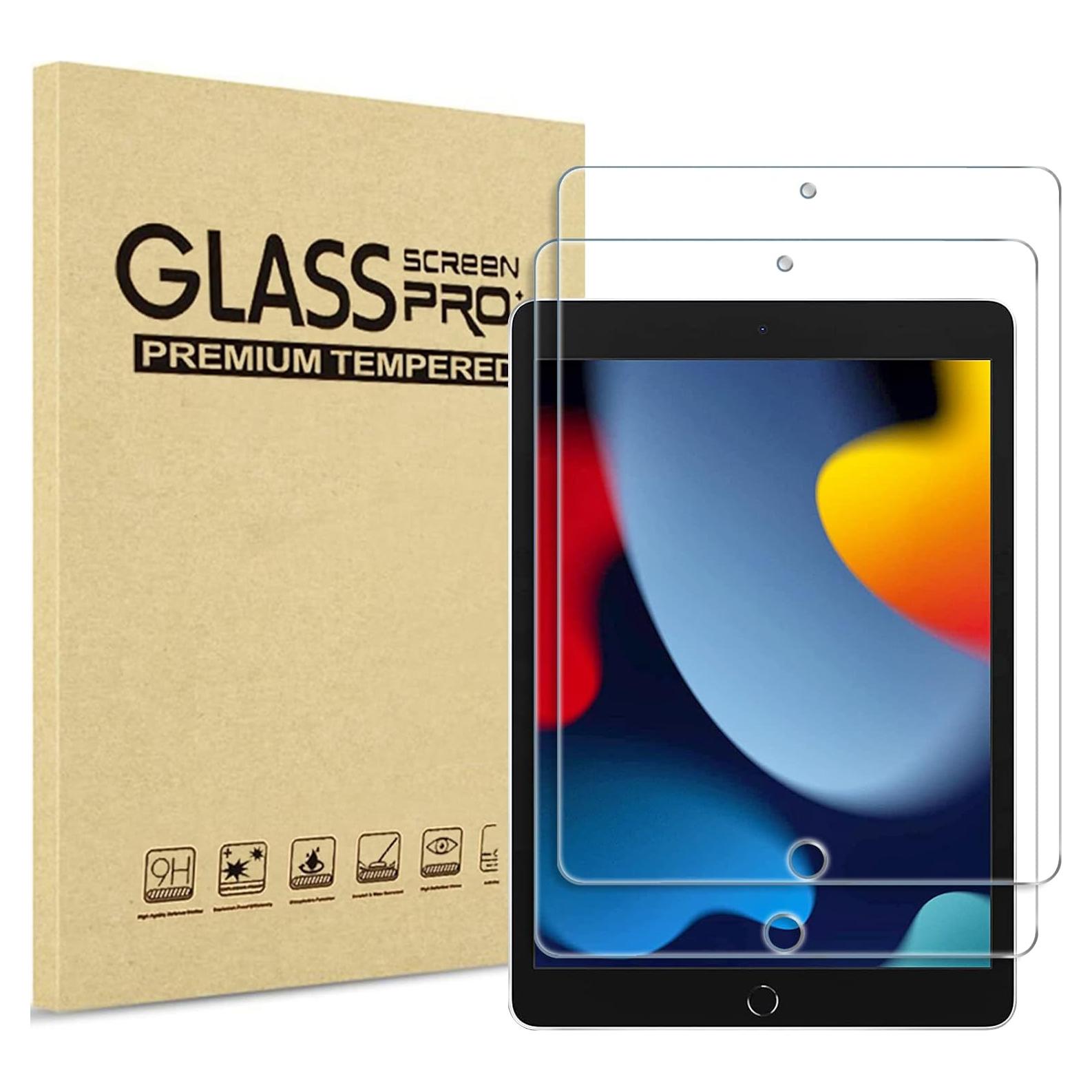 ProCase Protector de Pantalla Vidrio Templado iPad 10.2" 2 Paquete