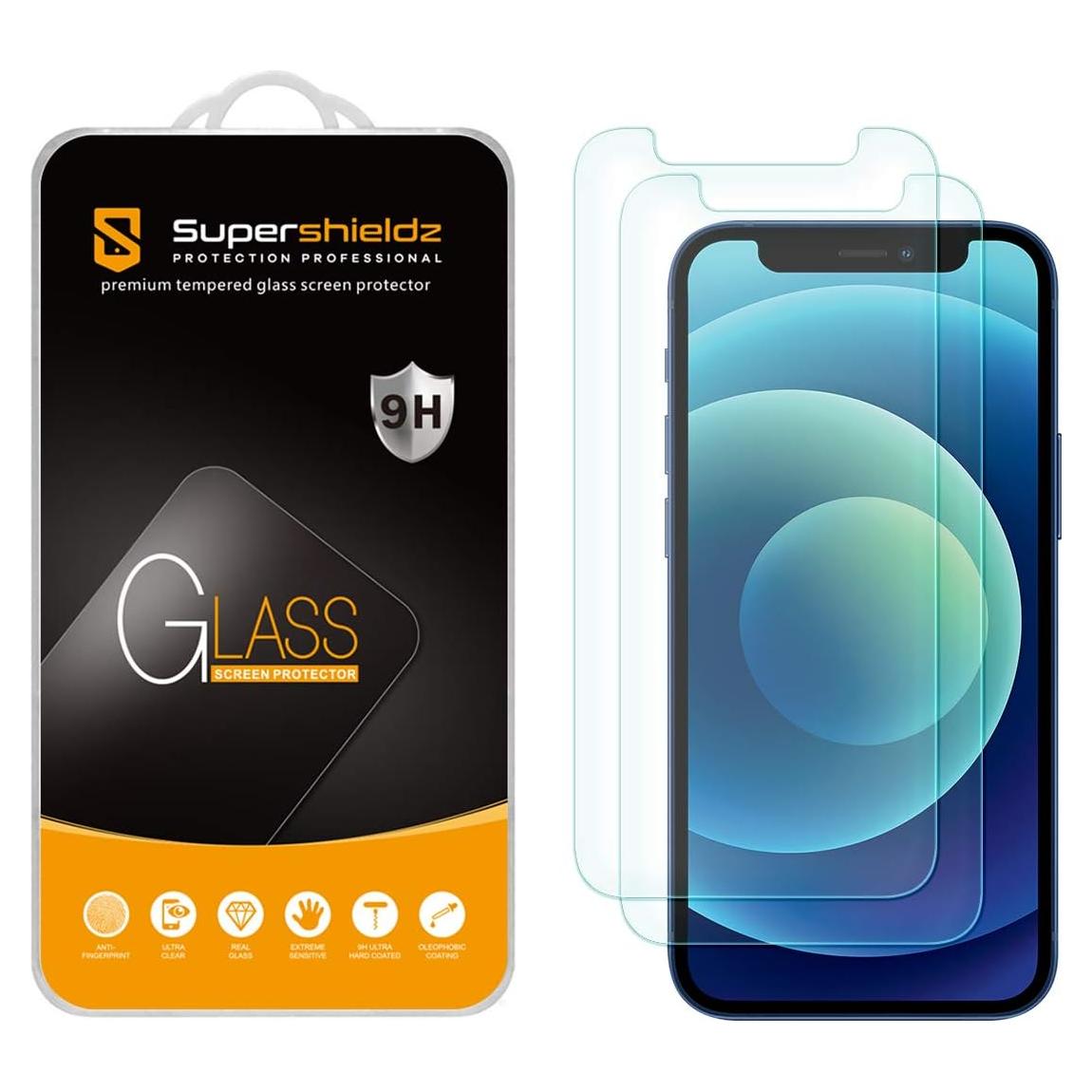 Protector de Pantalla Vidrio Templado Supershieldz para iPhone 12 Mini
