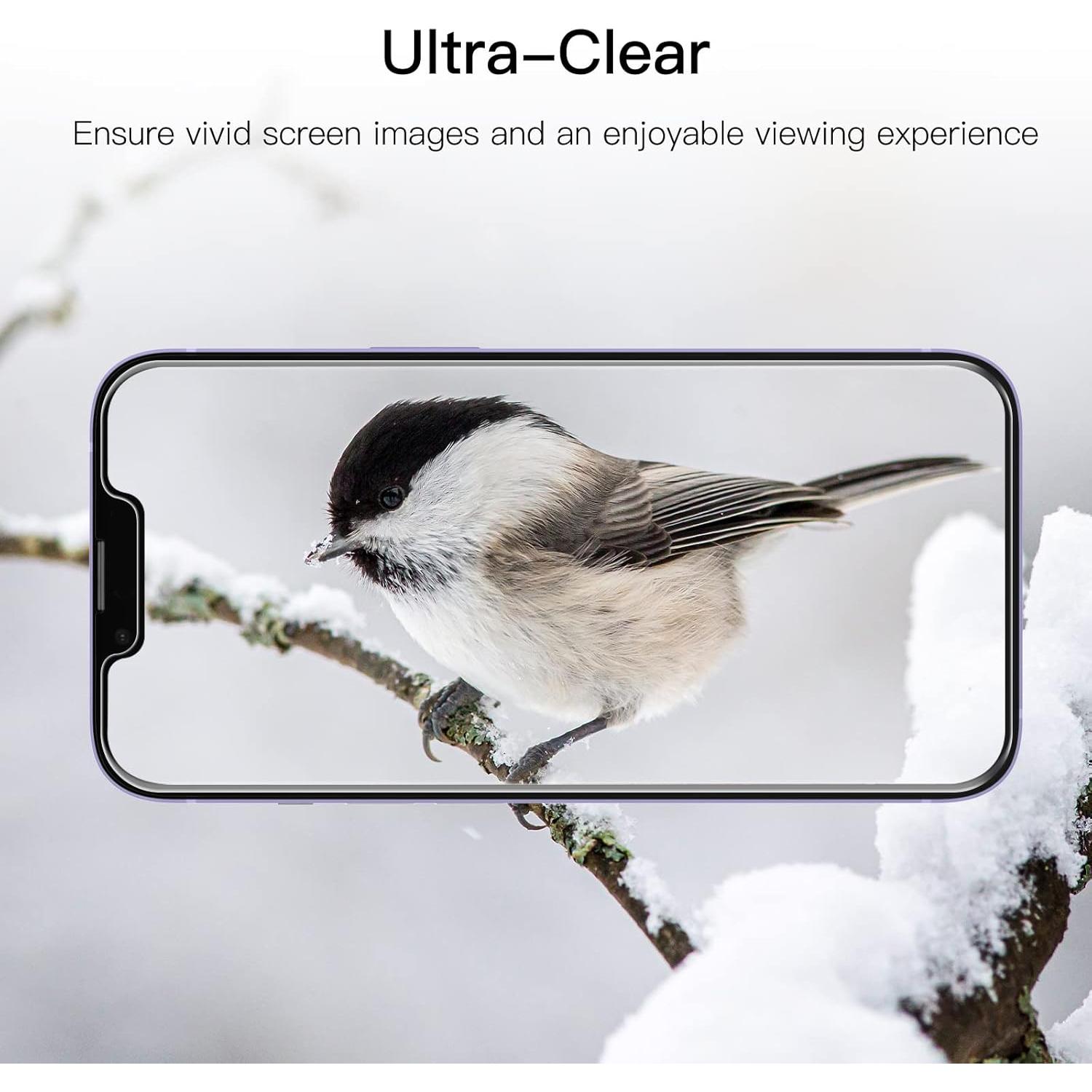 Protector de Pantalla JETech para iPhone 14 Plus 6.7" Vidrio Templado