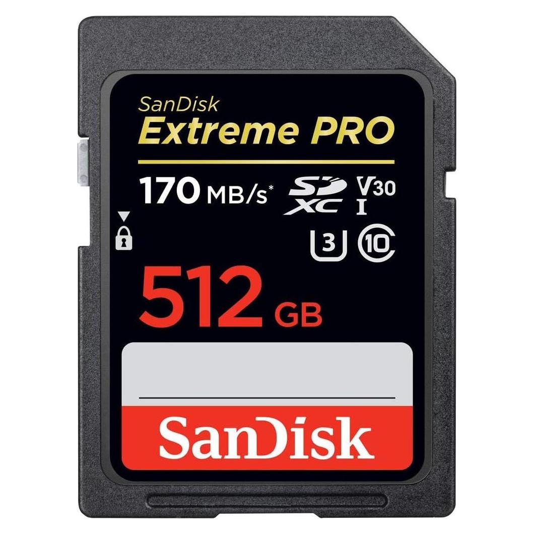 Tarjeta de Memoria SanDisk 512GB Extreme PRO UHS-I SDXC