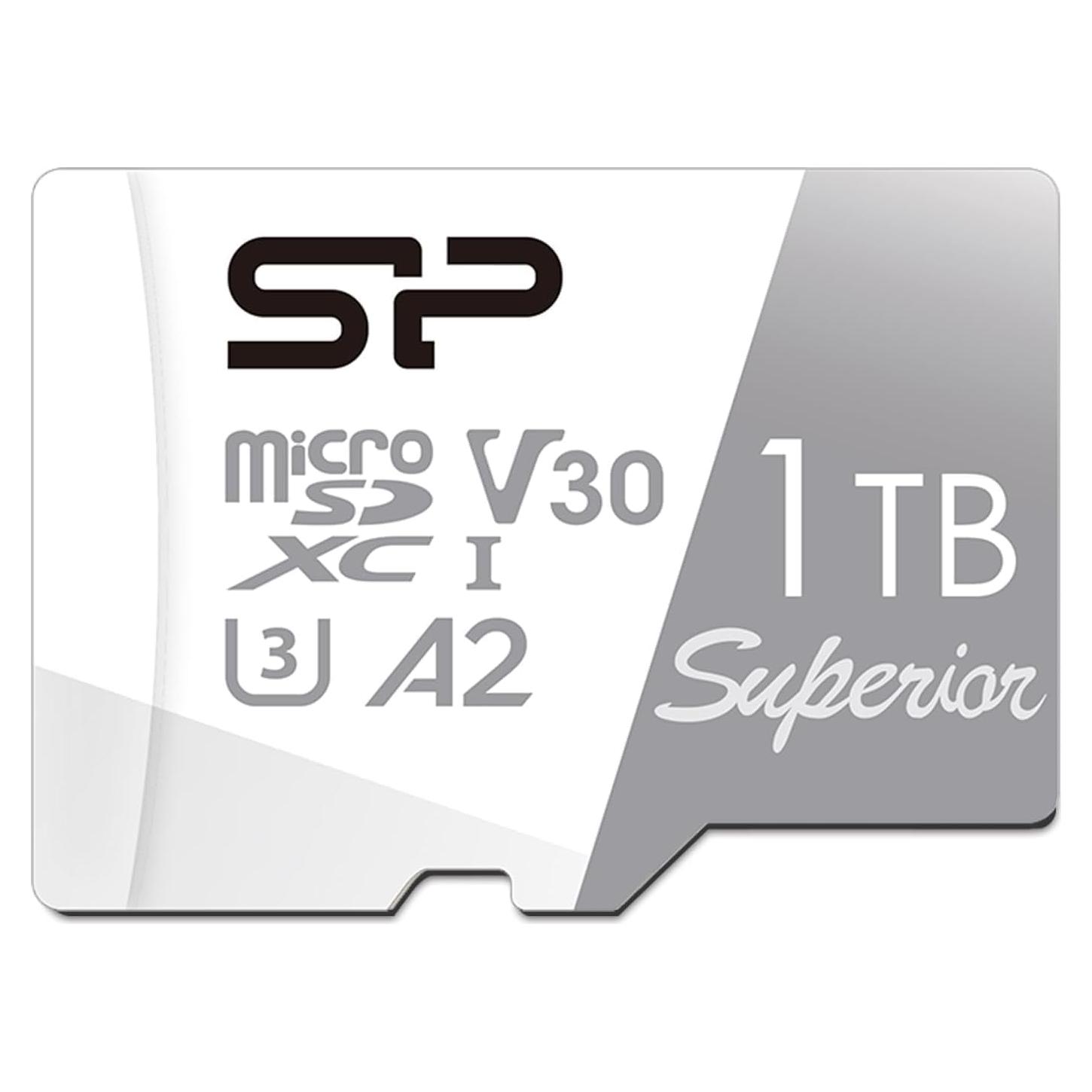Tarjeta MicroSDXC 1TB Silicon Power Superior UHS-I A2 4K