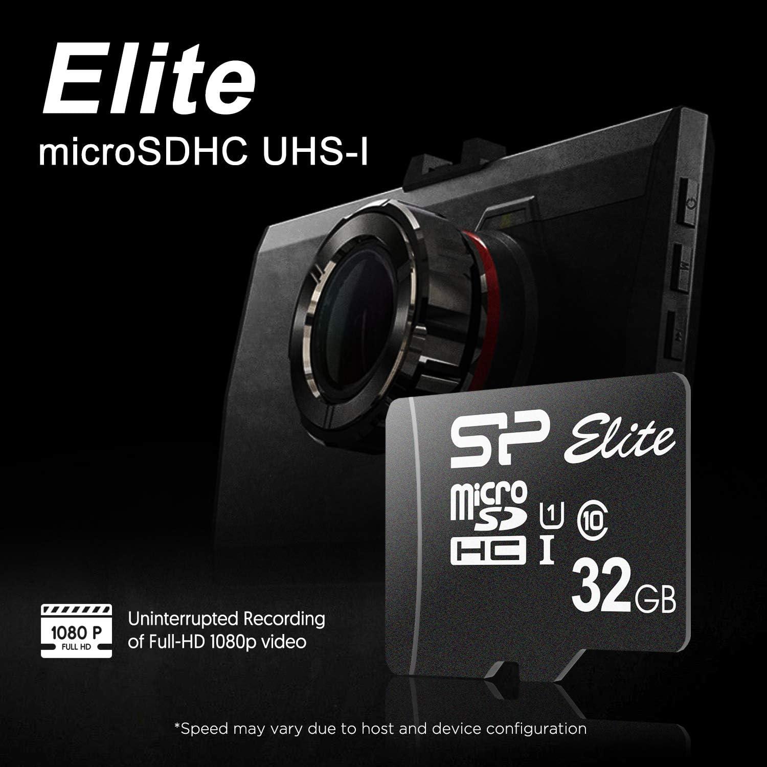Paquete de 5 Tarjetas MicroSD 32GB Silicon Power Elite
