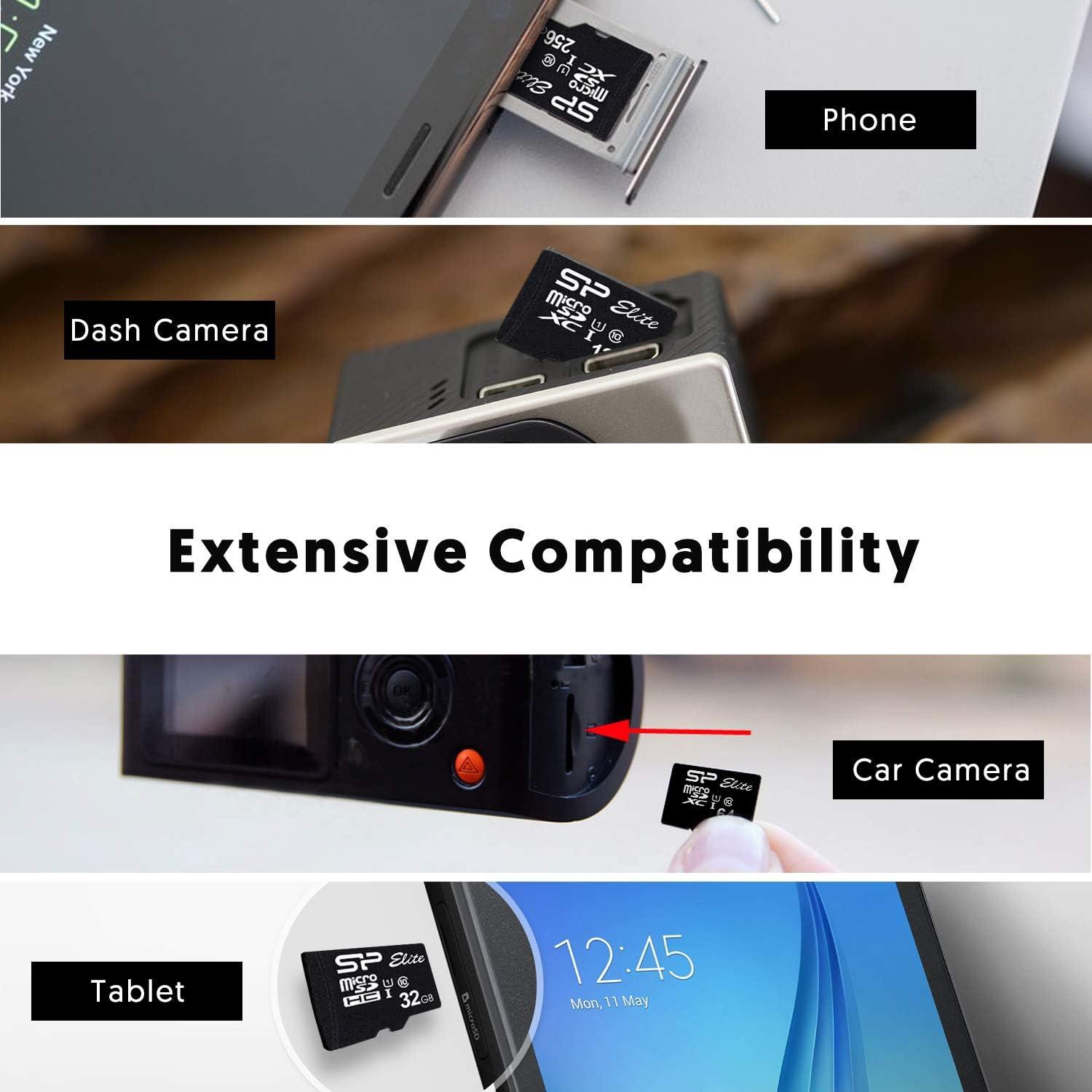 Paquete de 5 Tarjetas MicroSD 32GB Silicon Power Elite