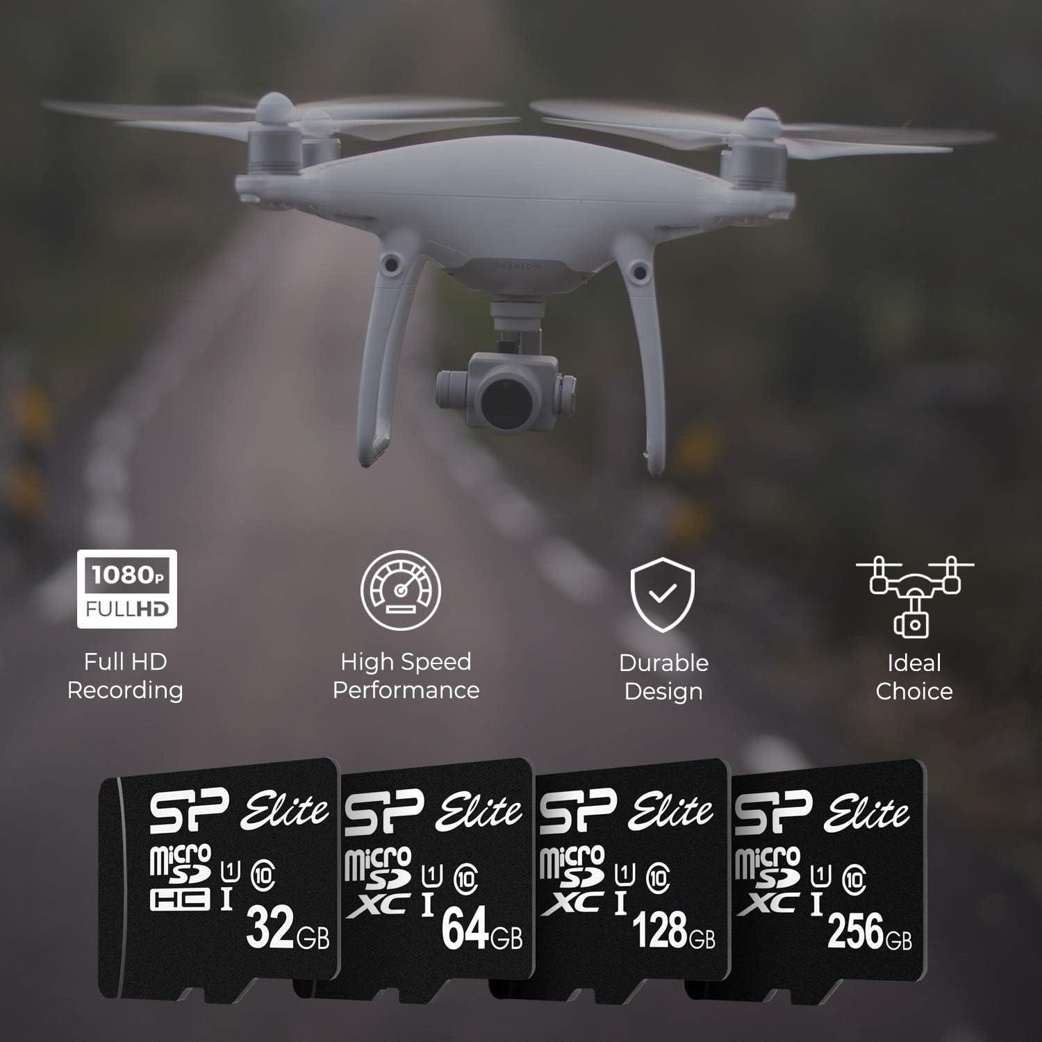 Paquete de 5 Tarjetas MicroSD 32GB Silicon Power Elite