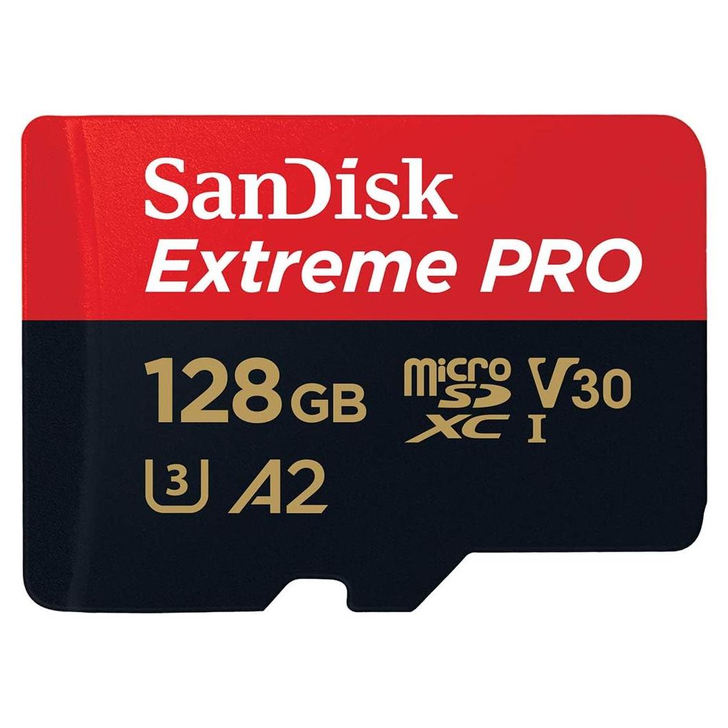 Tarjeta MicroSD SanDisk Extreme PRO 128GB 200MB/s A2 UHS-3