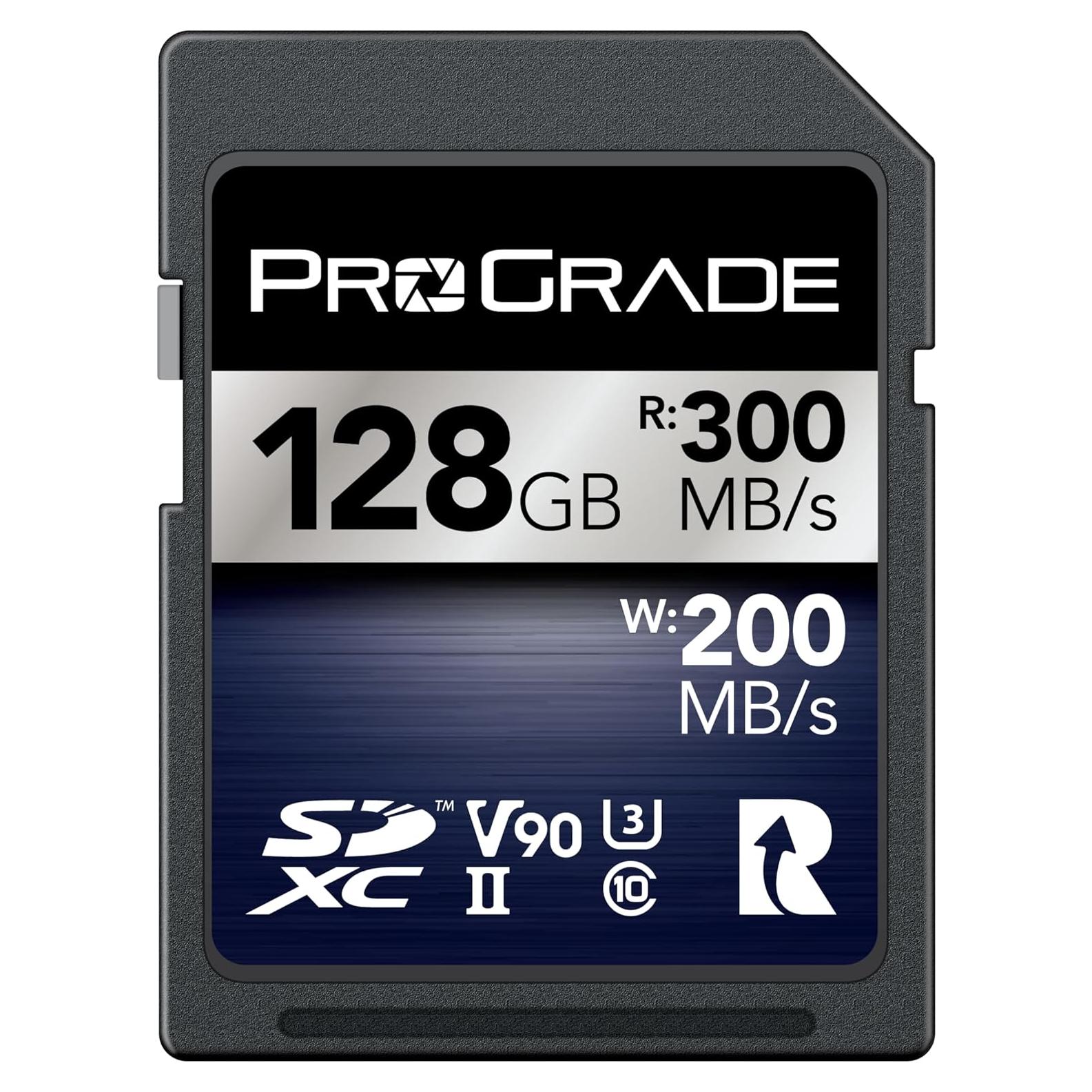 Tarjeta de Memoria ProGrade Digital SDXC 128GB UHS-II V90