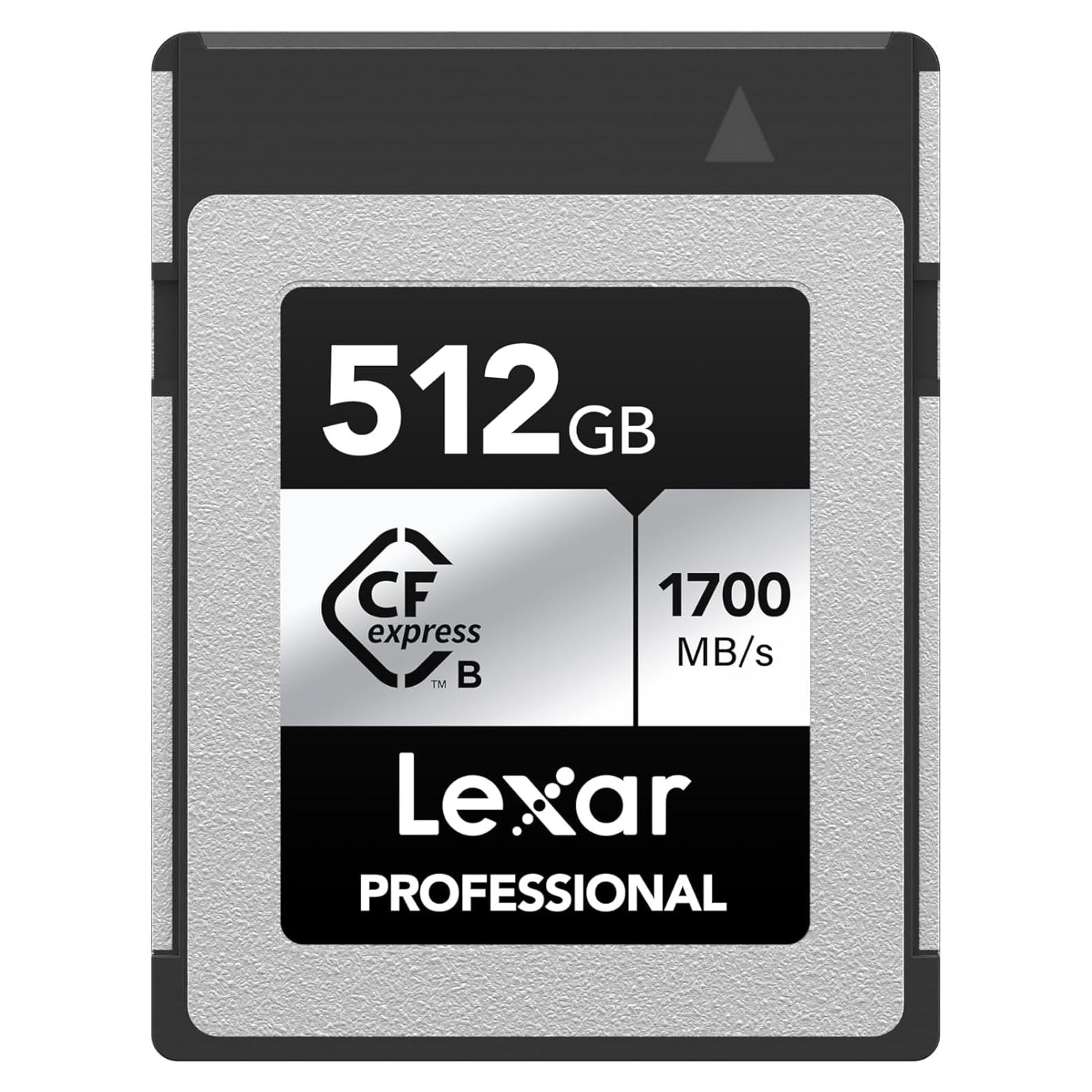 Tarjeta de Memoria Lexar 512GB CFexpress Tipo B Plata SE - 8K