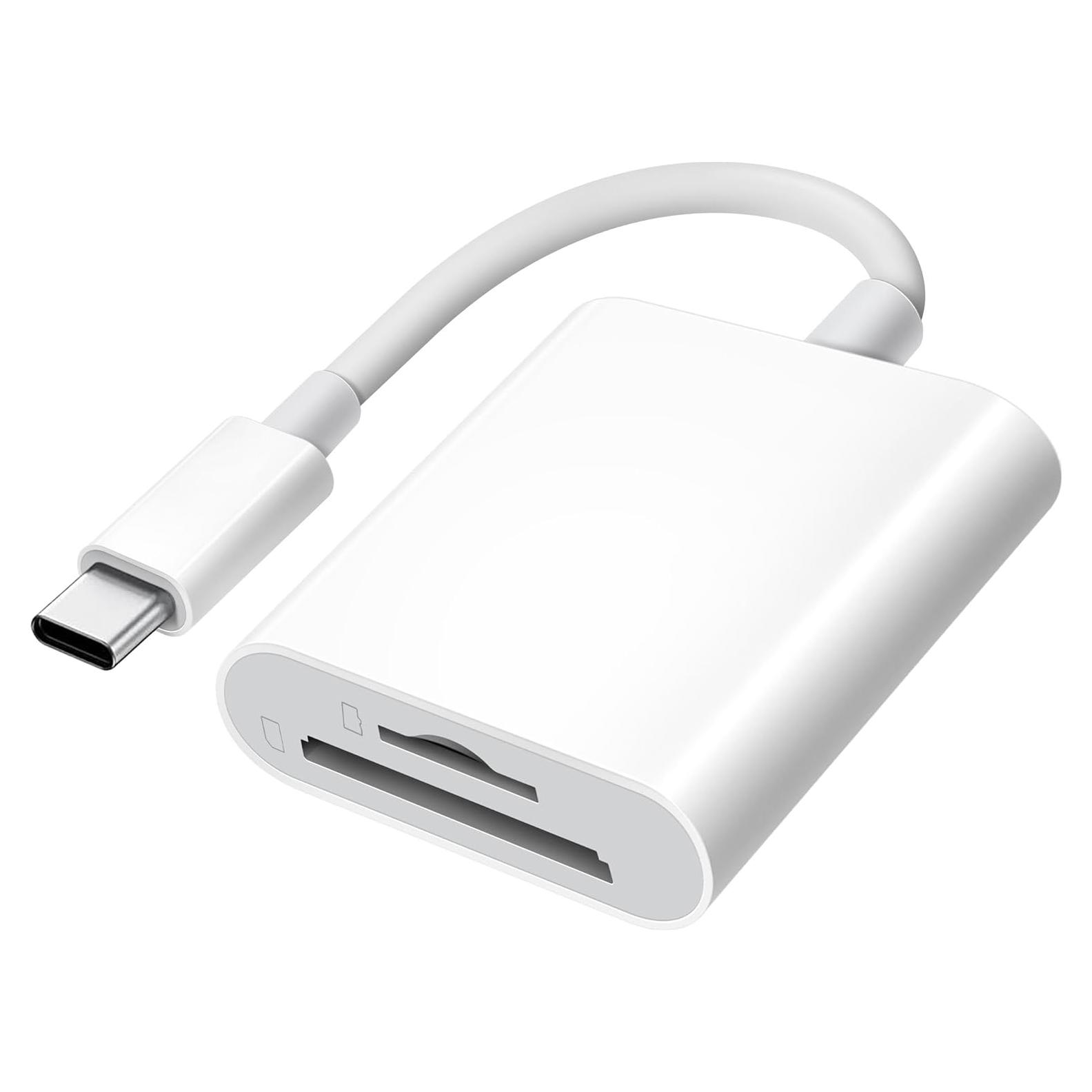 Lector de Tarjetas SD USB C xdgeLoad 2 Ranuras para iPhone 15/16