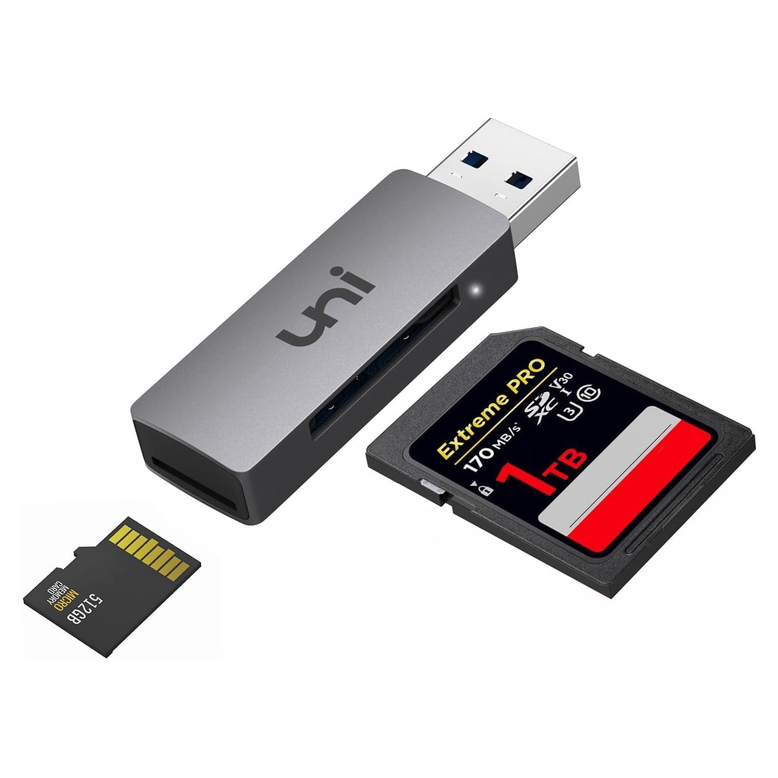 Lector de Tarjeta SD USB 3.0 uni - Adaptador Micro SD 2TB