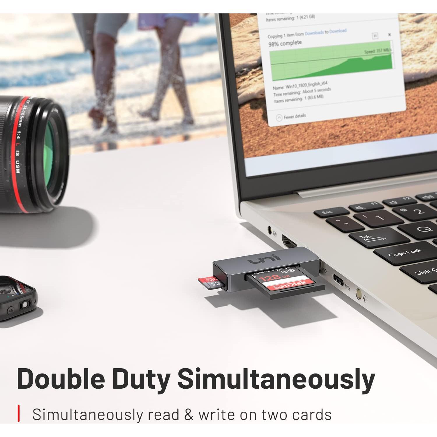 Lector de Tarjeta SD USB 3.0 uni - Adaptador Micro SD 2TB