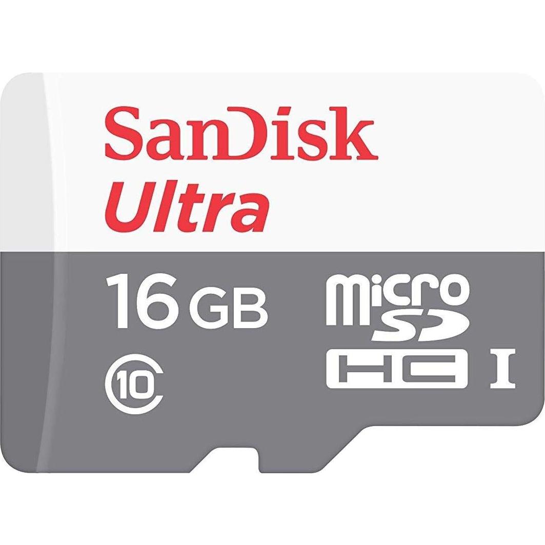 Tarjeta microSDHC SanDisk Ultra 16GB 80MB/s Clase 10