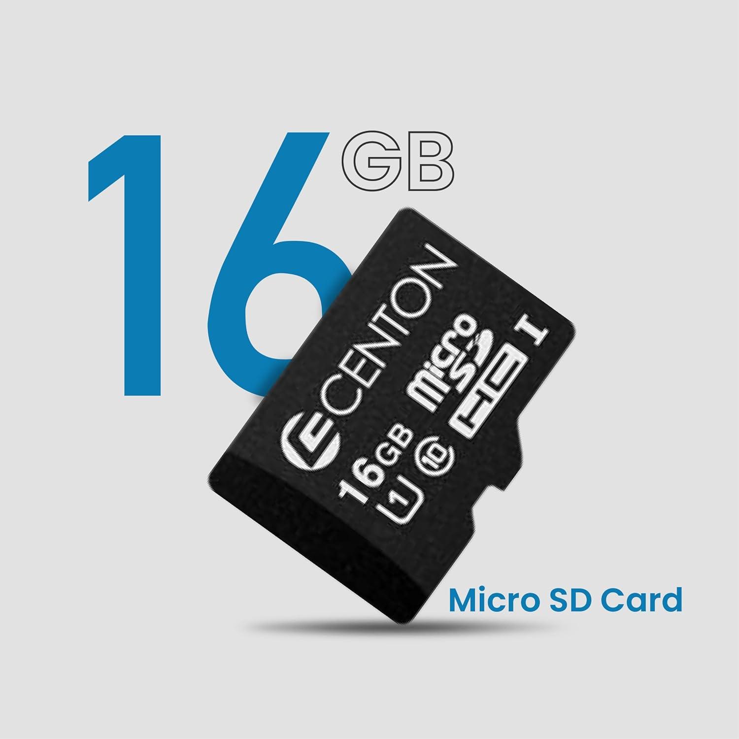 Tarjeta Micro SD Centon 16GB Alta Velocidad para Dispositivos
