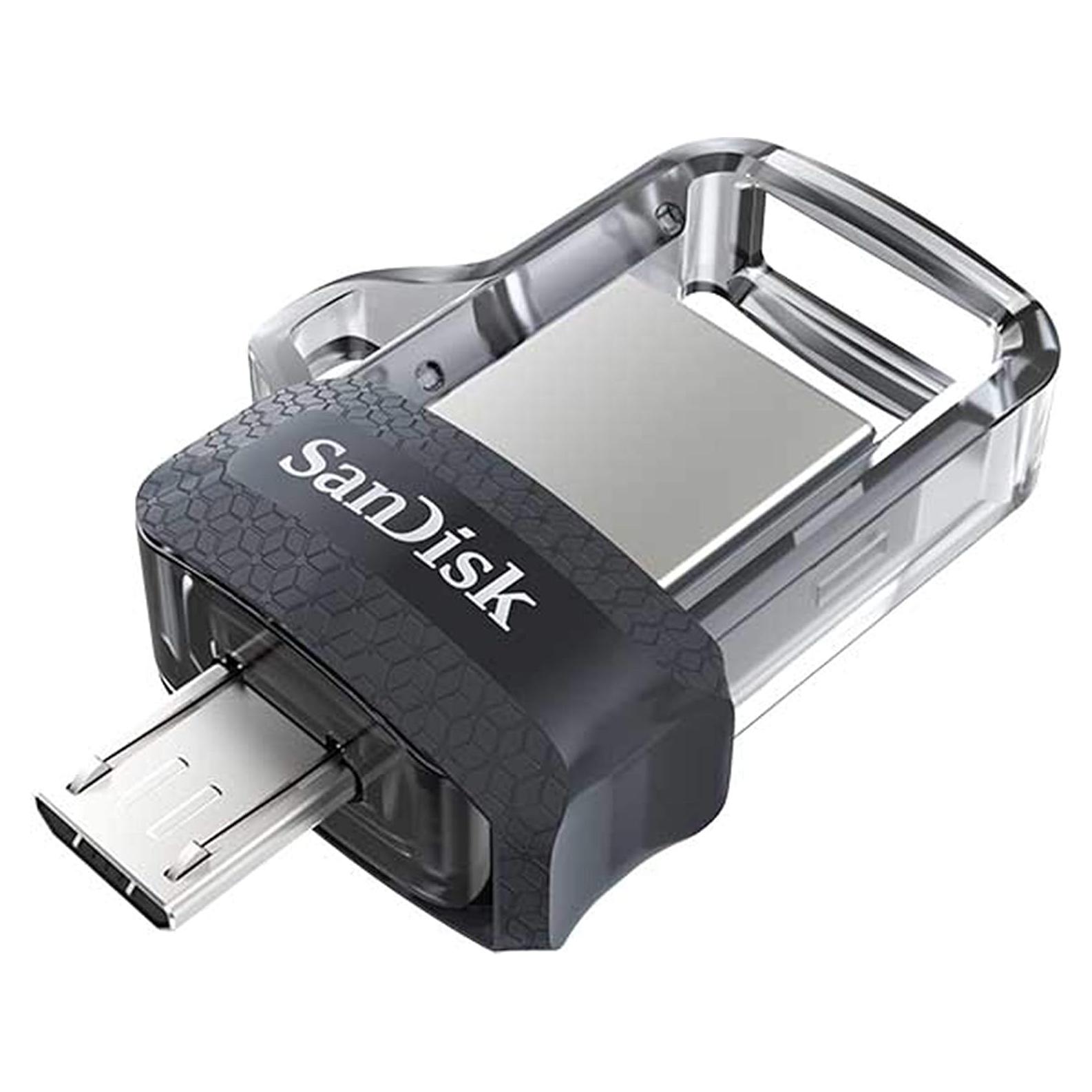 SanDisk Ultra Dual Drive 128GB USB 3.0 y microUSB Negro