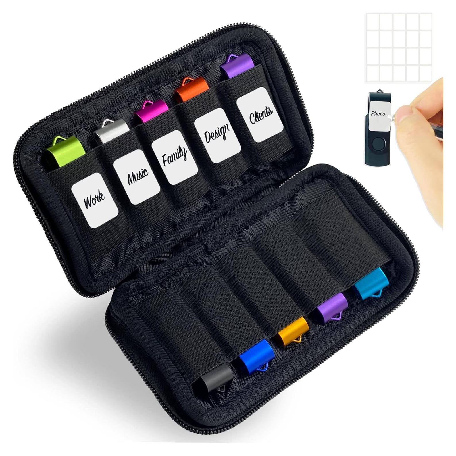 Funda Organizador USB JBOS para 10 Flash Drives Neopreno