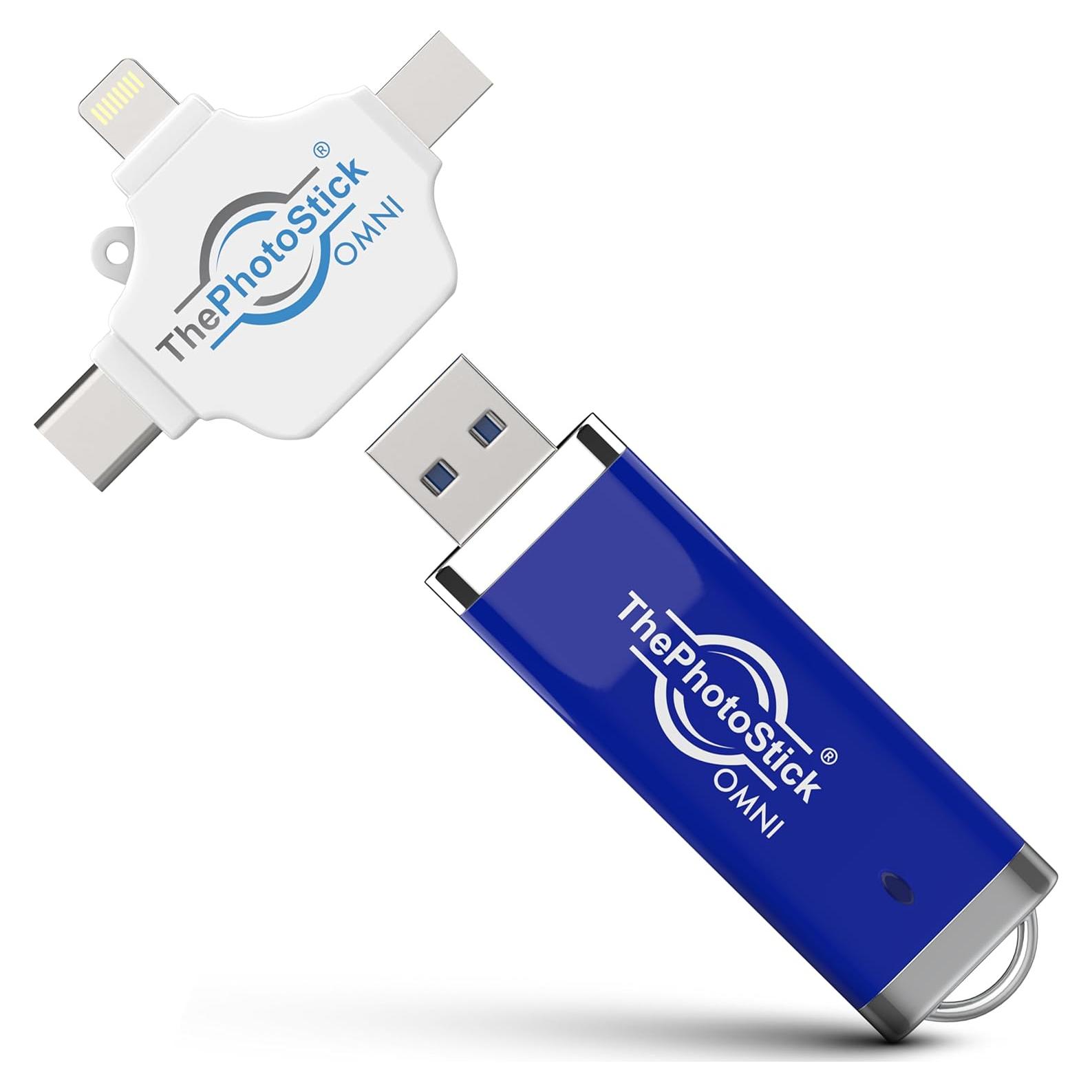 ThePhotoStick Omni 256GB - Respaldo Seguro de Fotos y Videos