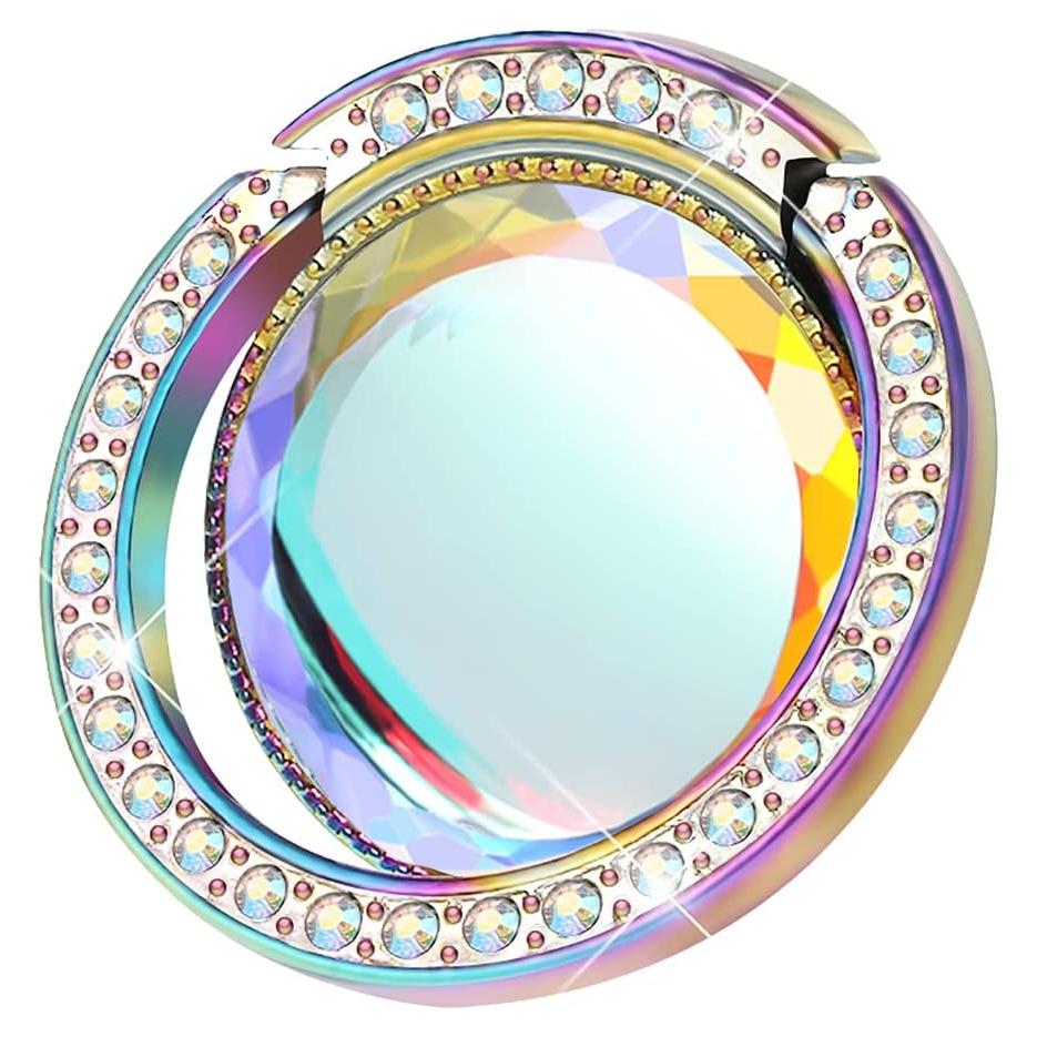 Soporte de Anillo Brillante Iridiscente para Teléfono Lenoup