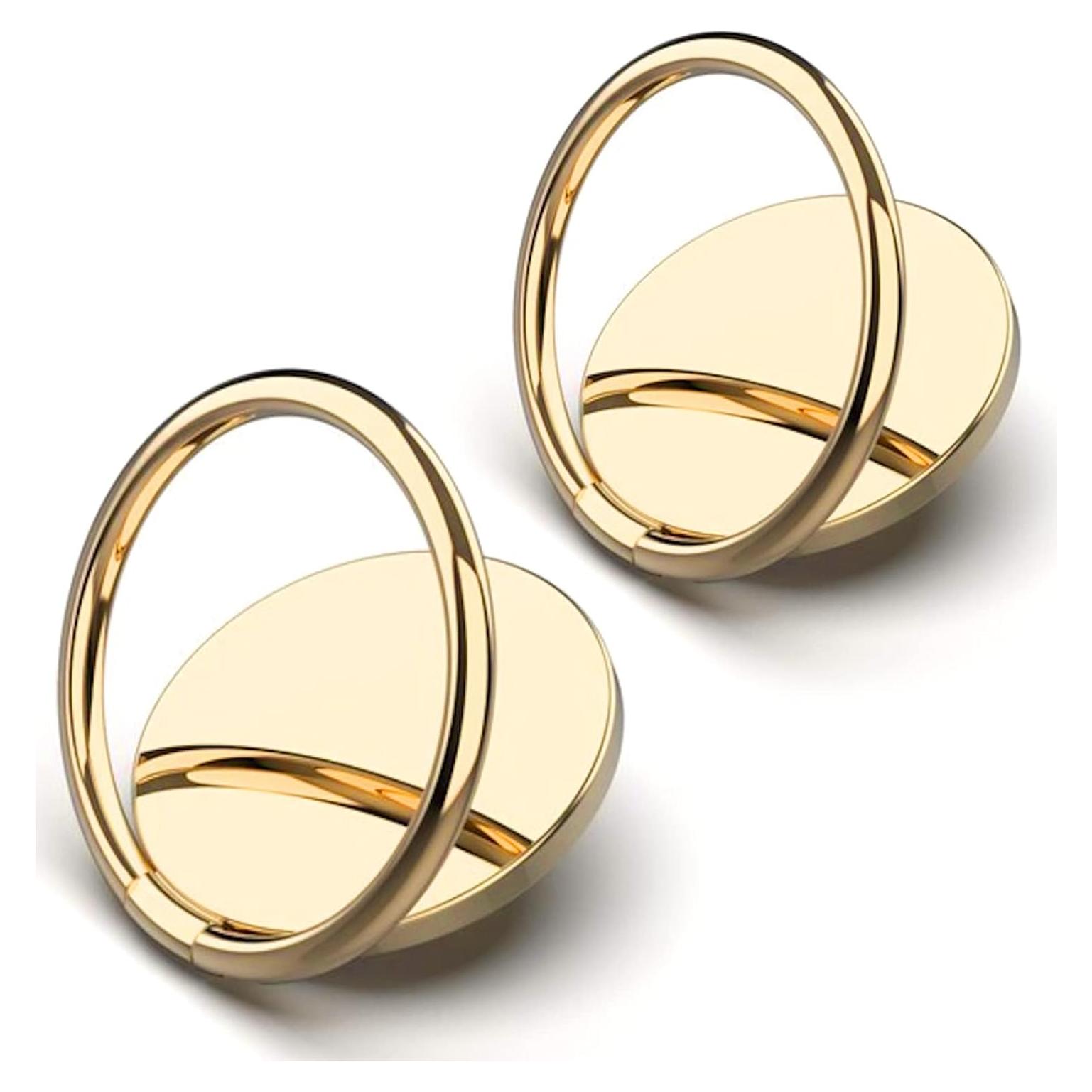 Soporte de Anillo para Teléfono Wansurs Oro 360° Ajustable