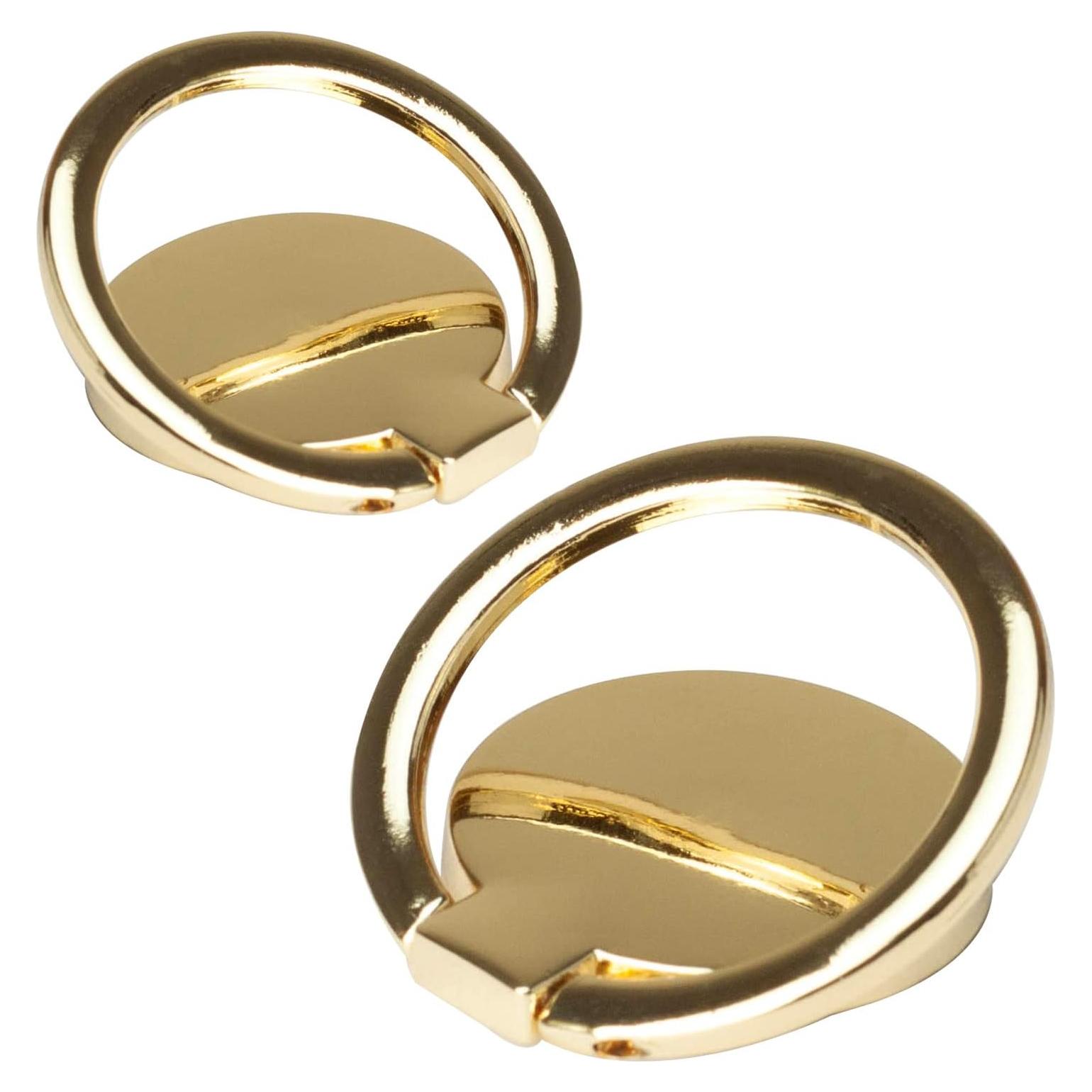 Soporte de Anillo para Teléfono Wansurs Dorado 360° Ajustable