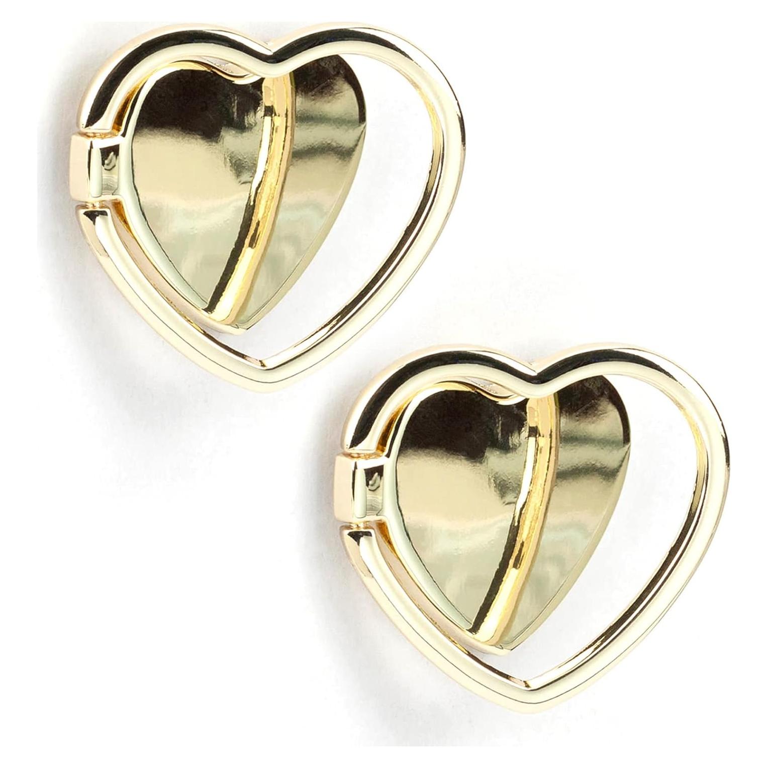 Soporte de Anillo para Teléfono Wansurs Negro 2 Paquetes 360°