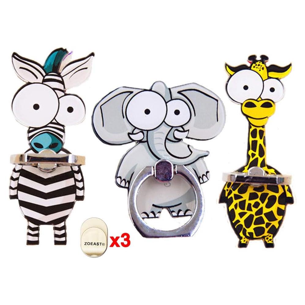 Soporte de Anillo para Teléfono ZOEAST 3pcs Ajustable 360°