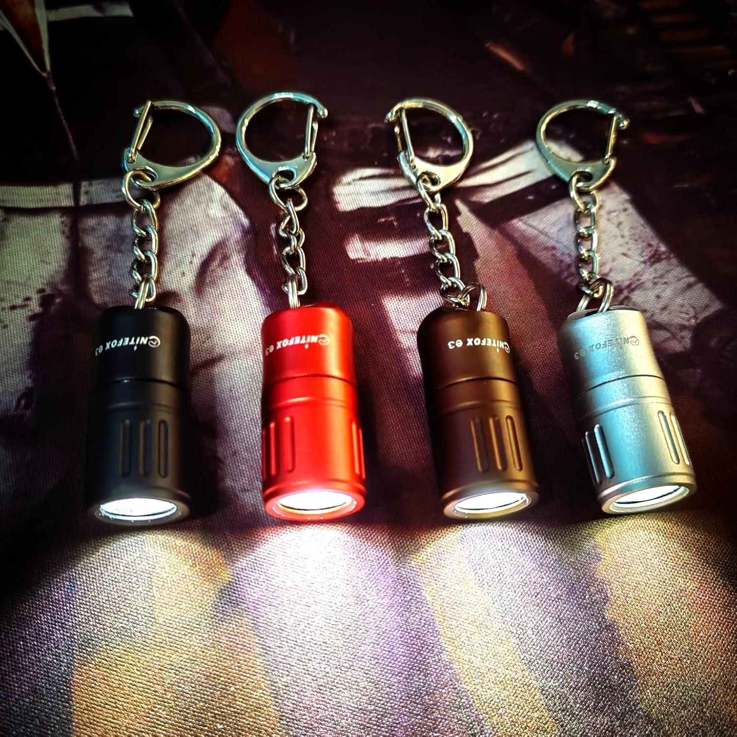 Mini Linterna de Llavero Nitefox e3 100 Lúmenes Impermeable