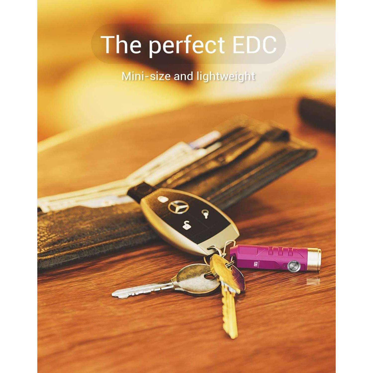 Linterna RovyVon A1 Mini EDC Recargable USB C 650 Lúmenes