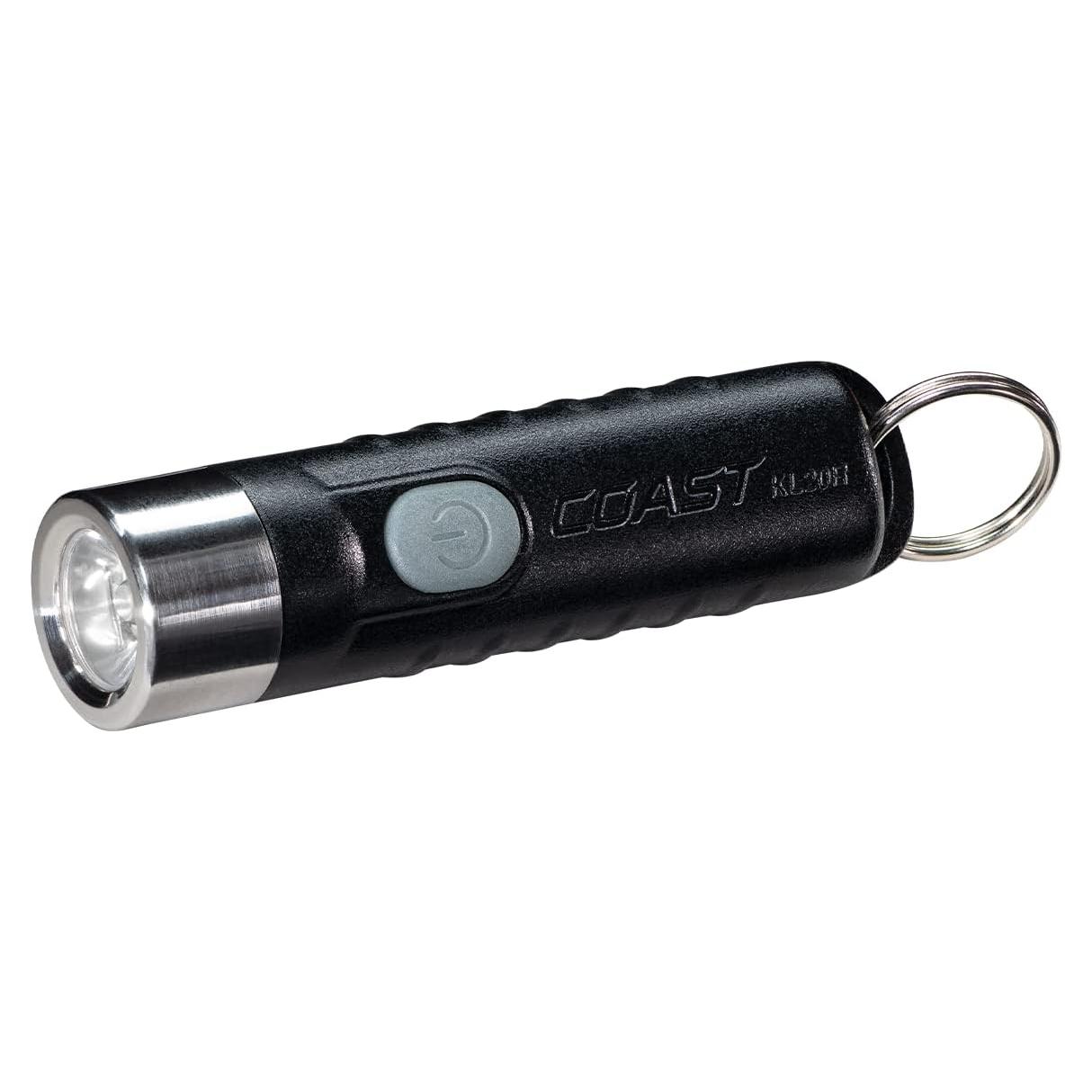 Linterna LED recargable Coast KL20R 380 Lúmenes Negra