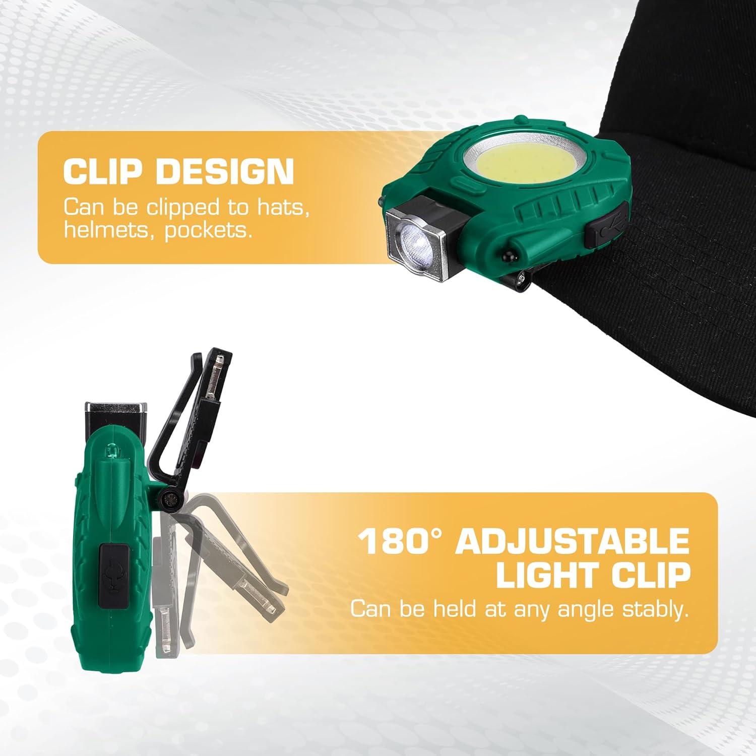 Linterna Recargable Mini EverBrite Verde con Sensor y 6 Modos