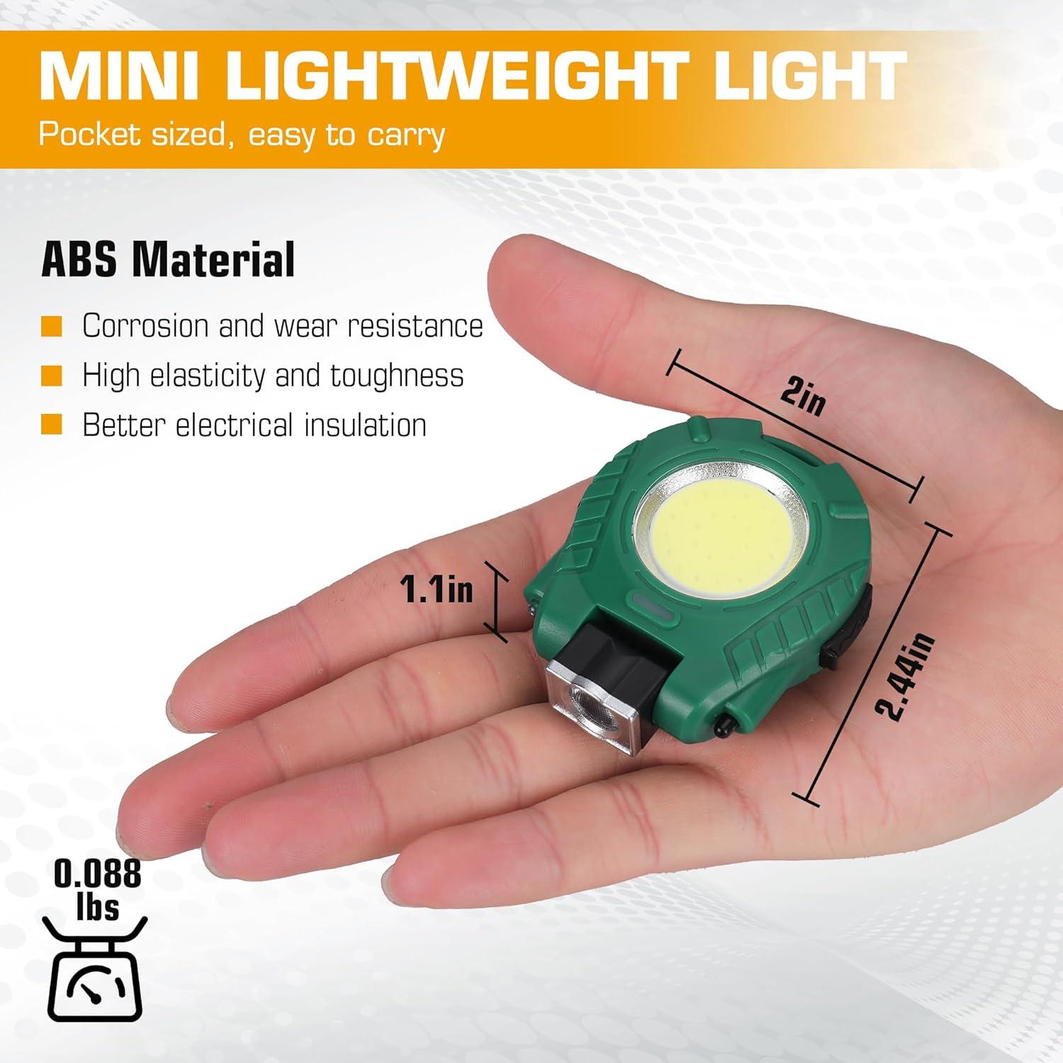 Linterna Recargable Mini EverBrite Verde con Sensor y 6 Modos