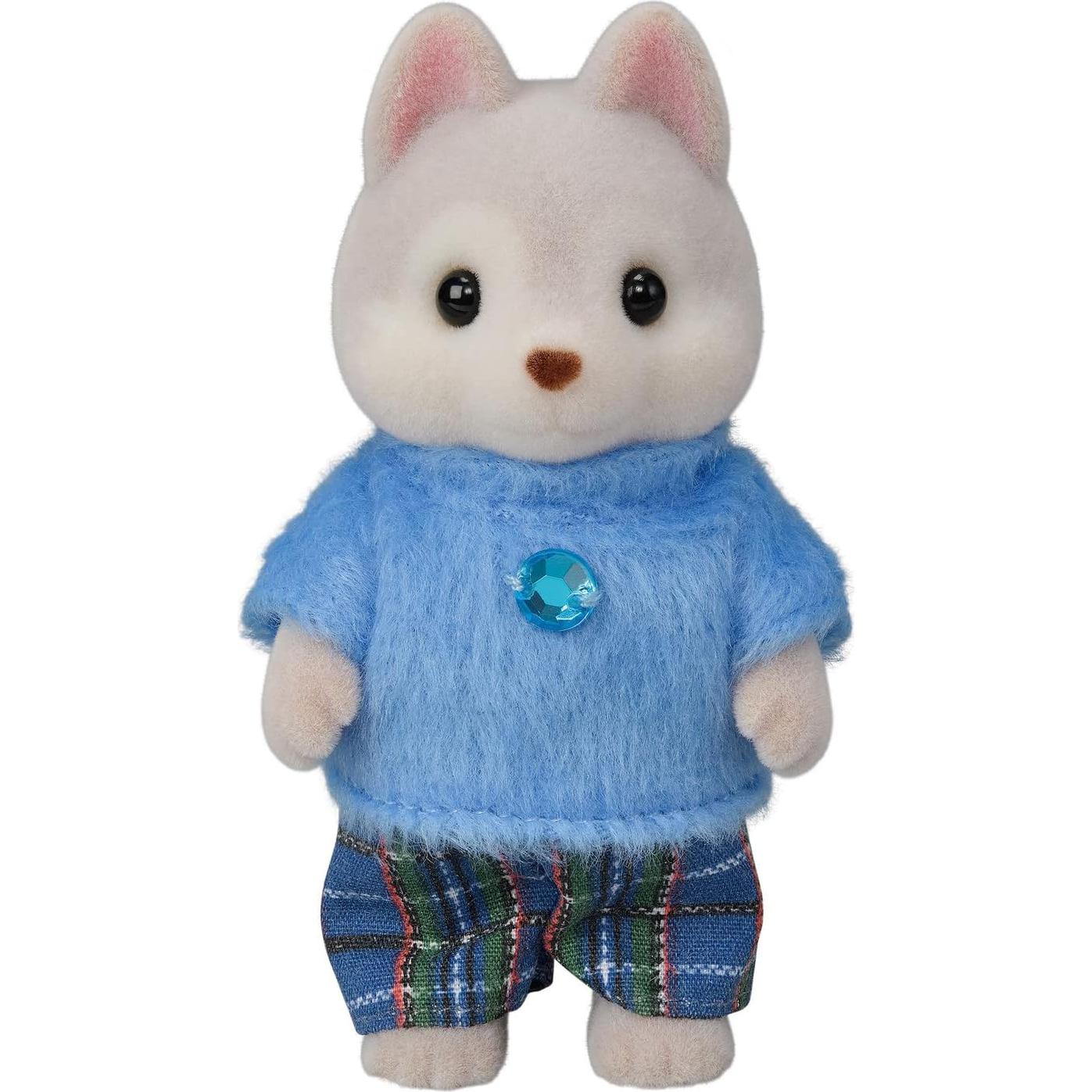 Familia Husky Calico Critters - Set 5 Figuras 3+