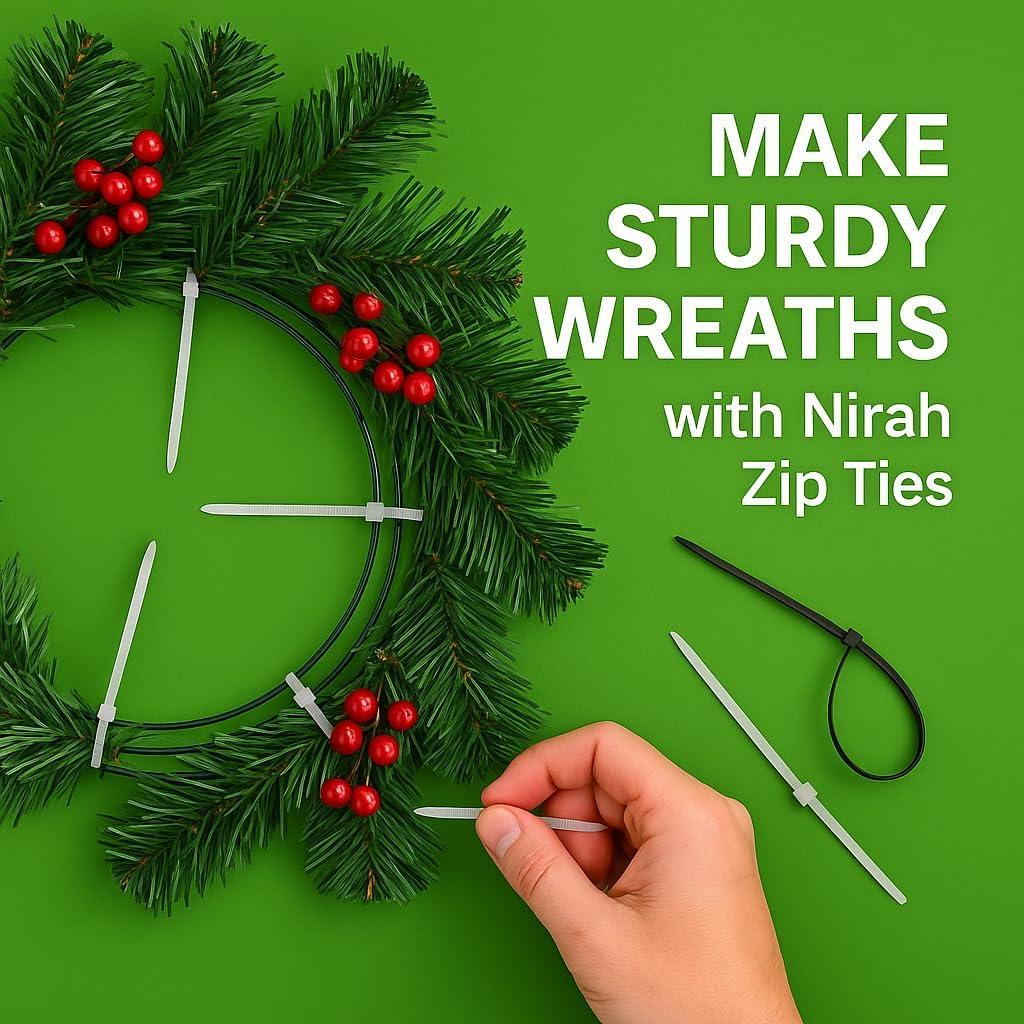 Bridas Transparentes Nirah 15 cm 100 pk 18 kg Nylon Multiusos