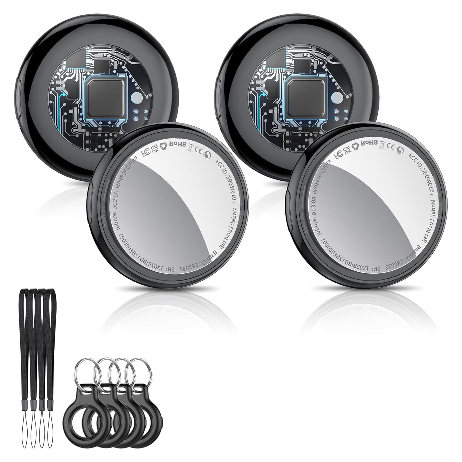 Rastreador Bluetooth Tukio Lucid 4 Paquete - Certificado Apple MFi