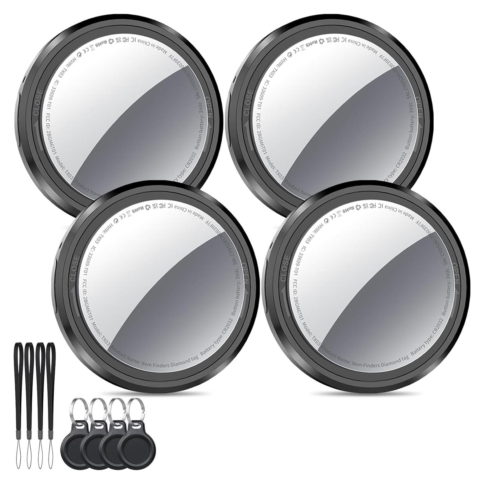 Etiquetas Air Tracker QCOQ - 4 Piezas Bluetooth para iOS