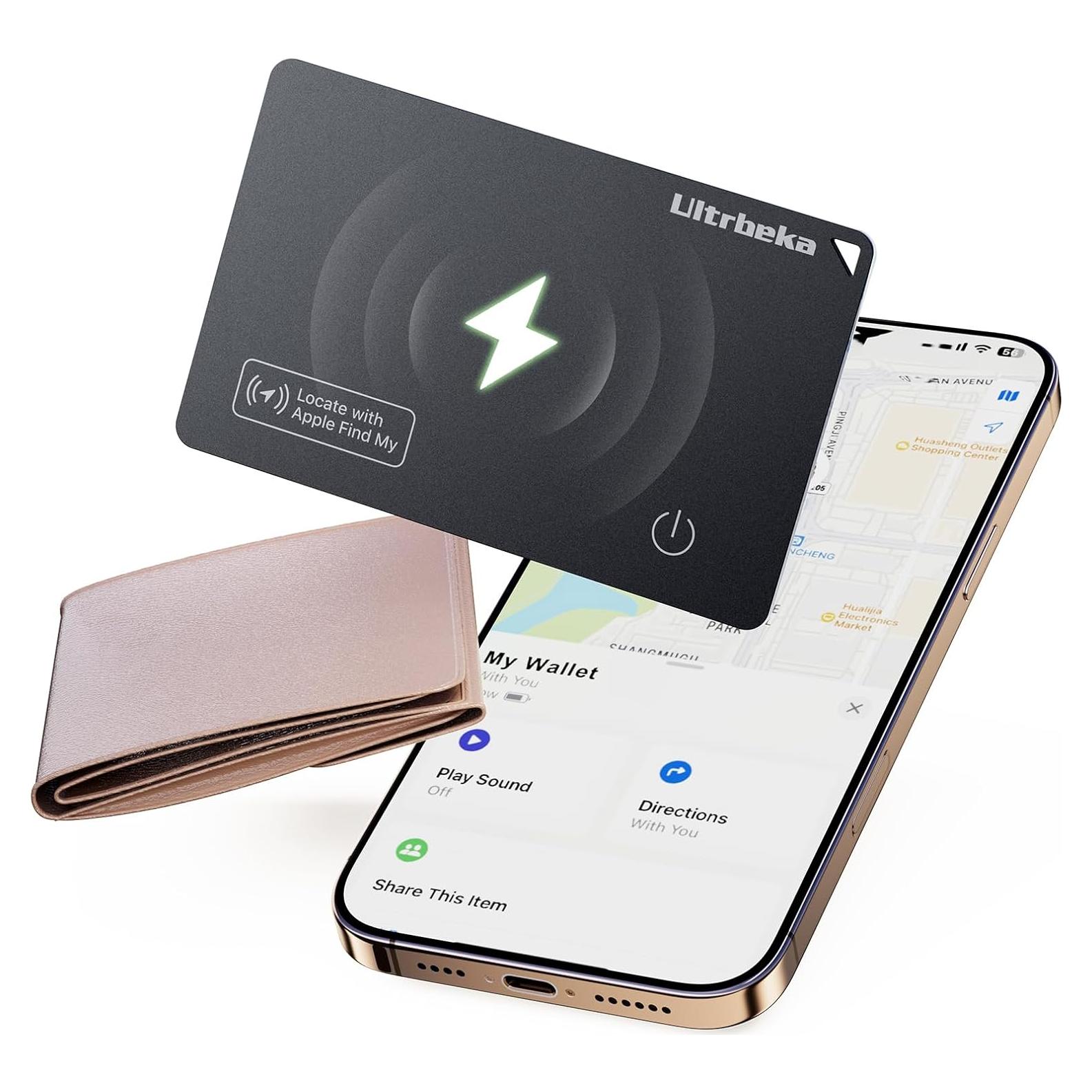 Rastreador Bluetooth Ultra Fino Ultrbeka IP68 para Carteras