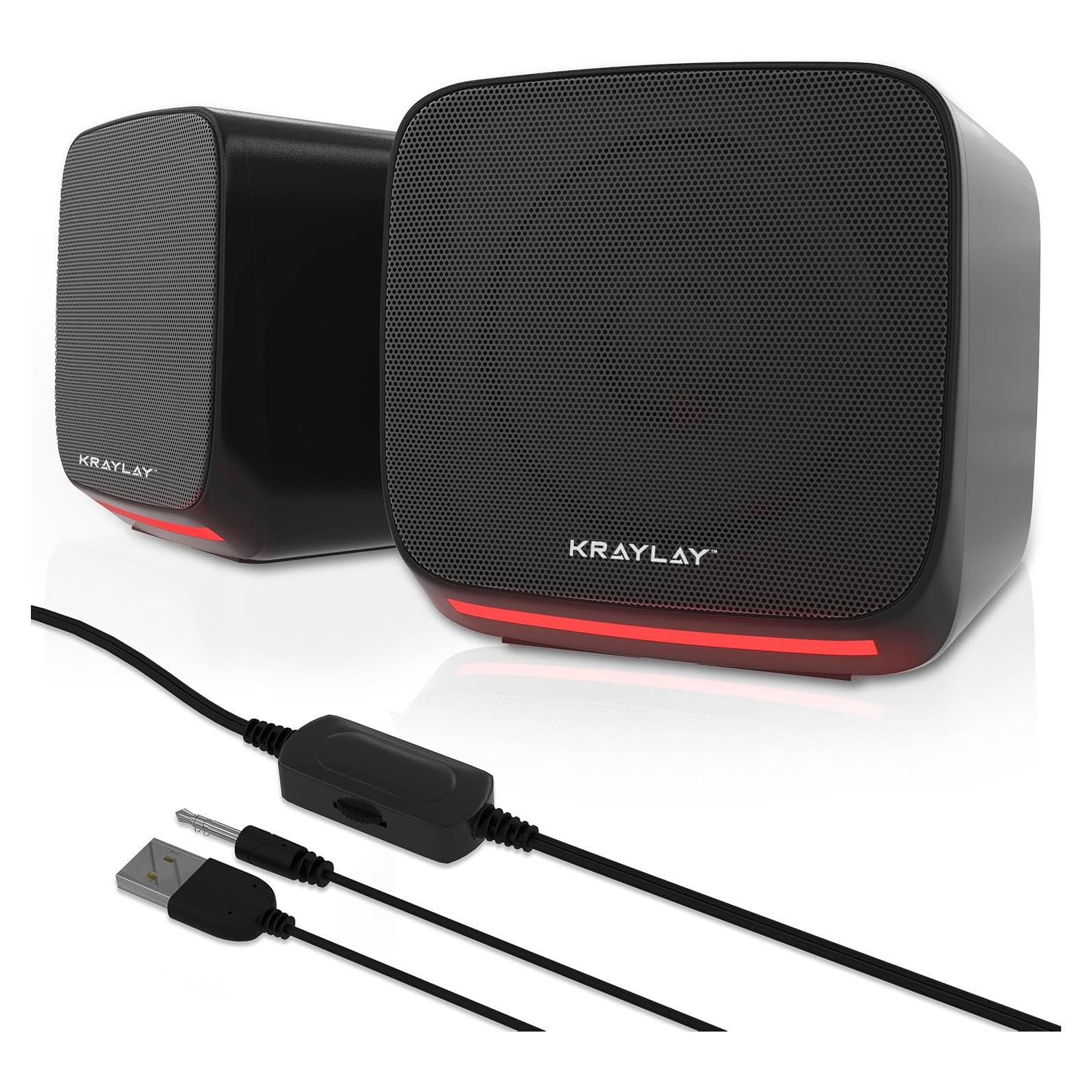 Altavoces Multimedia Havit RM-190X con Luz LED RGB - 3W