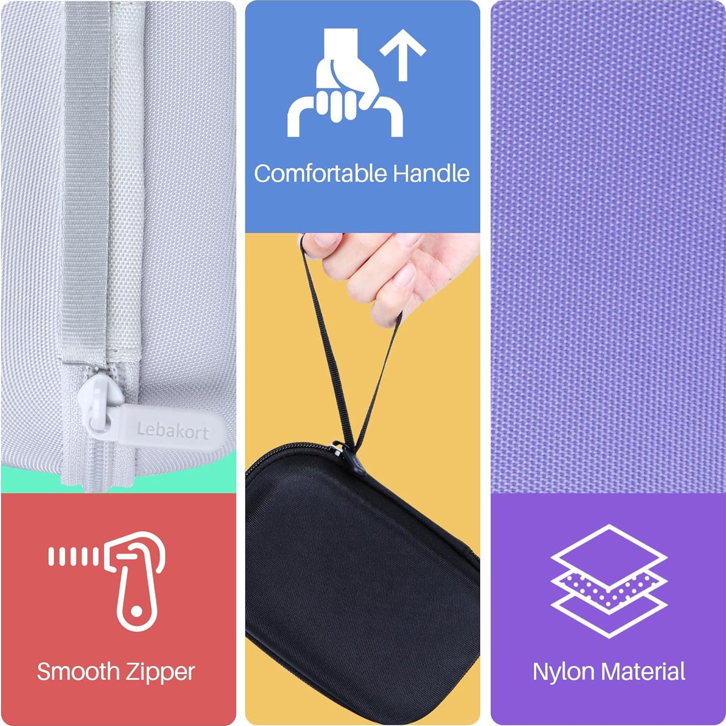 Funda Dura Lebakort para Altavoz JBL Clip 5 y Clip 4 - Roja