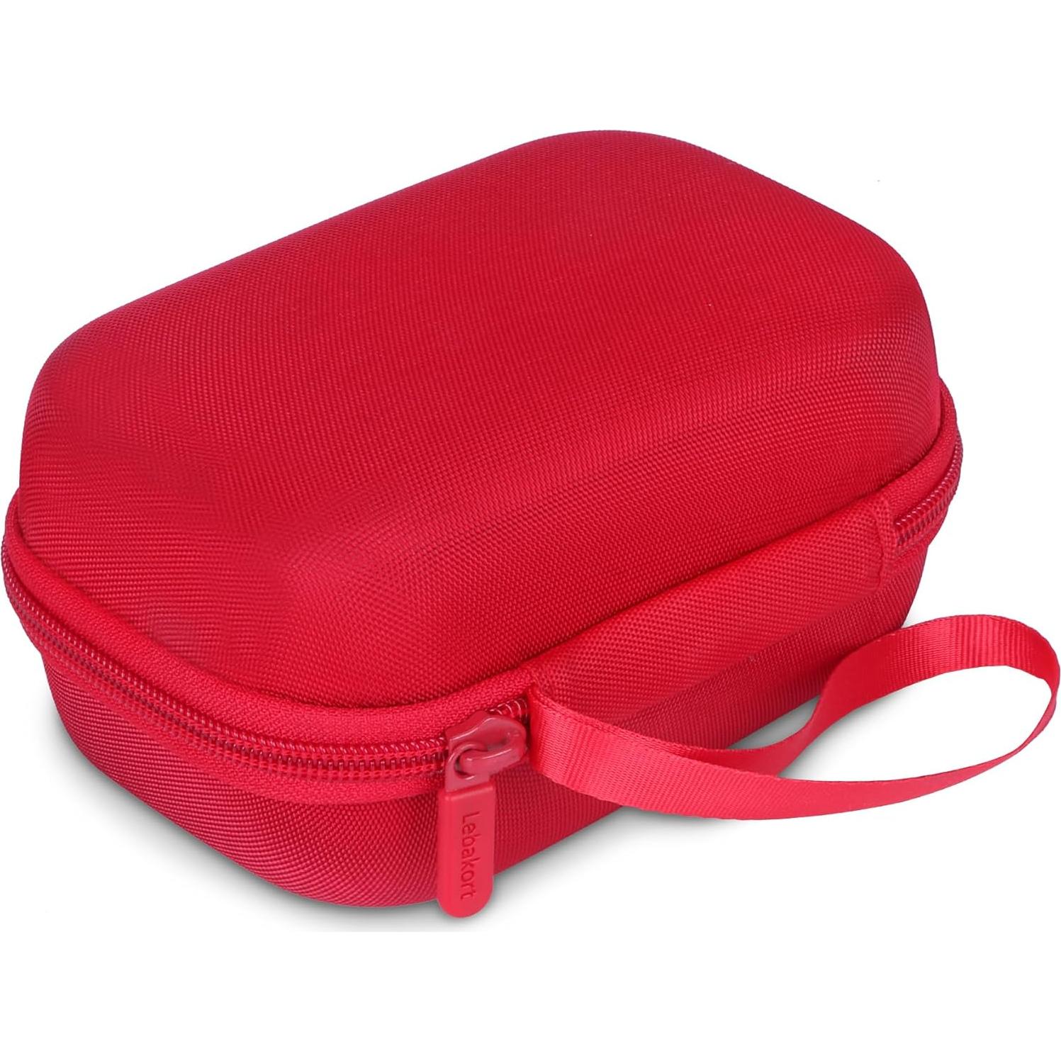 Funda Dura Lebakort para Altavoz JBL Clip 5 y Clip 4 - Roja