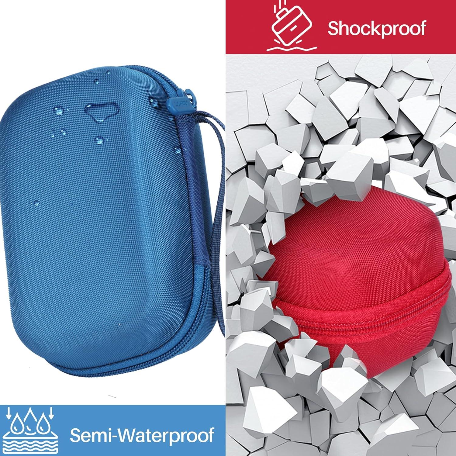 Funda Dura Lebakort para Altavoz JBL Clip 5 y Clip 4 - Roja