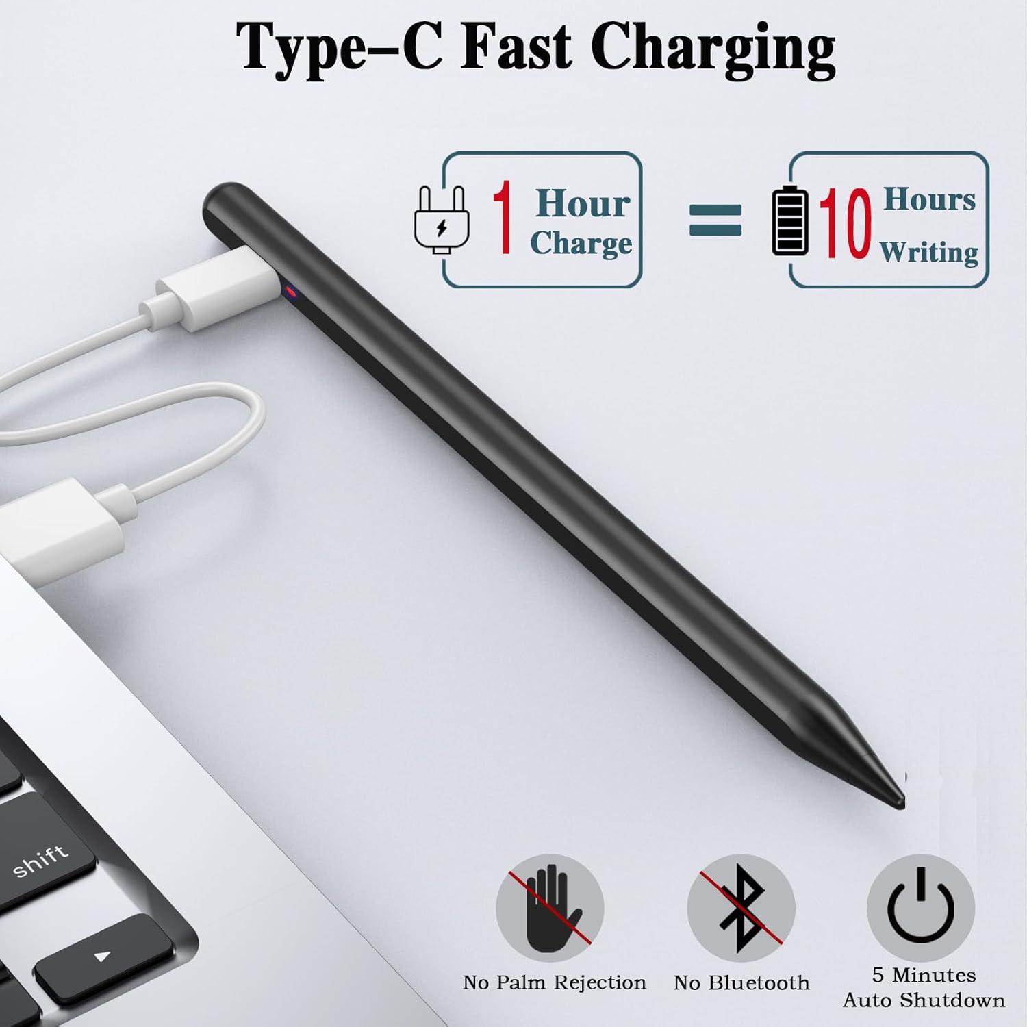 Lápiz Stylus Activo Luntak para Tabletas Android - Negro