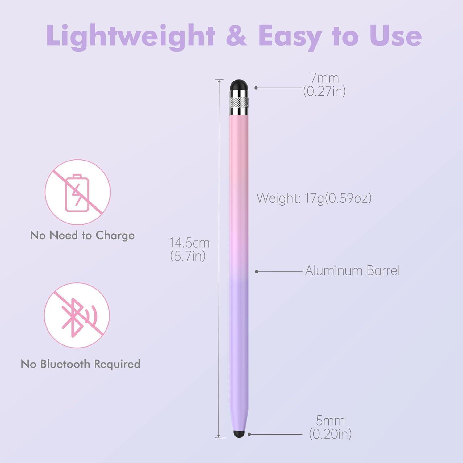 5 Plumas Stylus 2 en 1 STYLUSHOME para Pantallas Táctiles