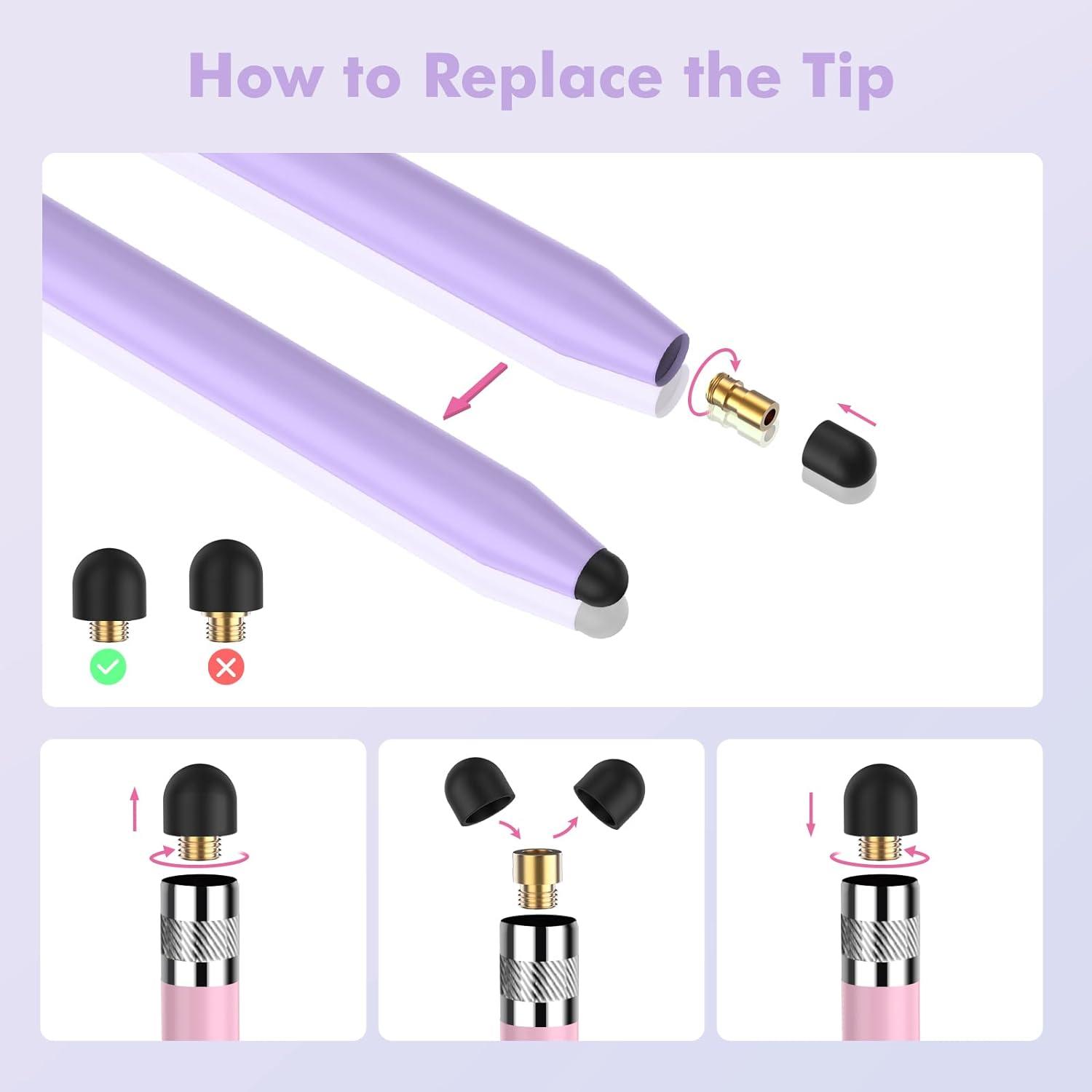 5 Plumas Stylus 2 en 1 STYLUSHOME para Pantallas Táctiles