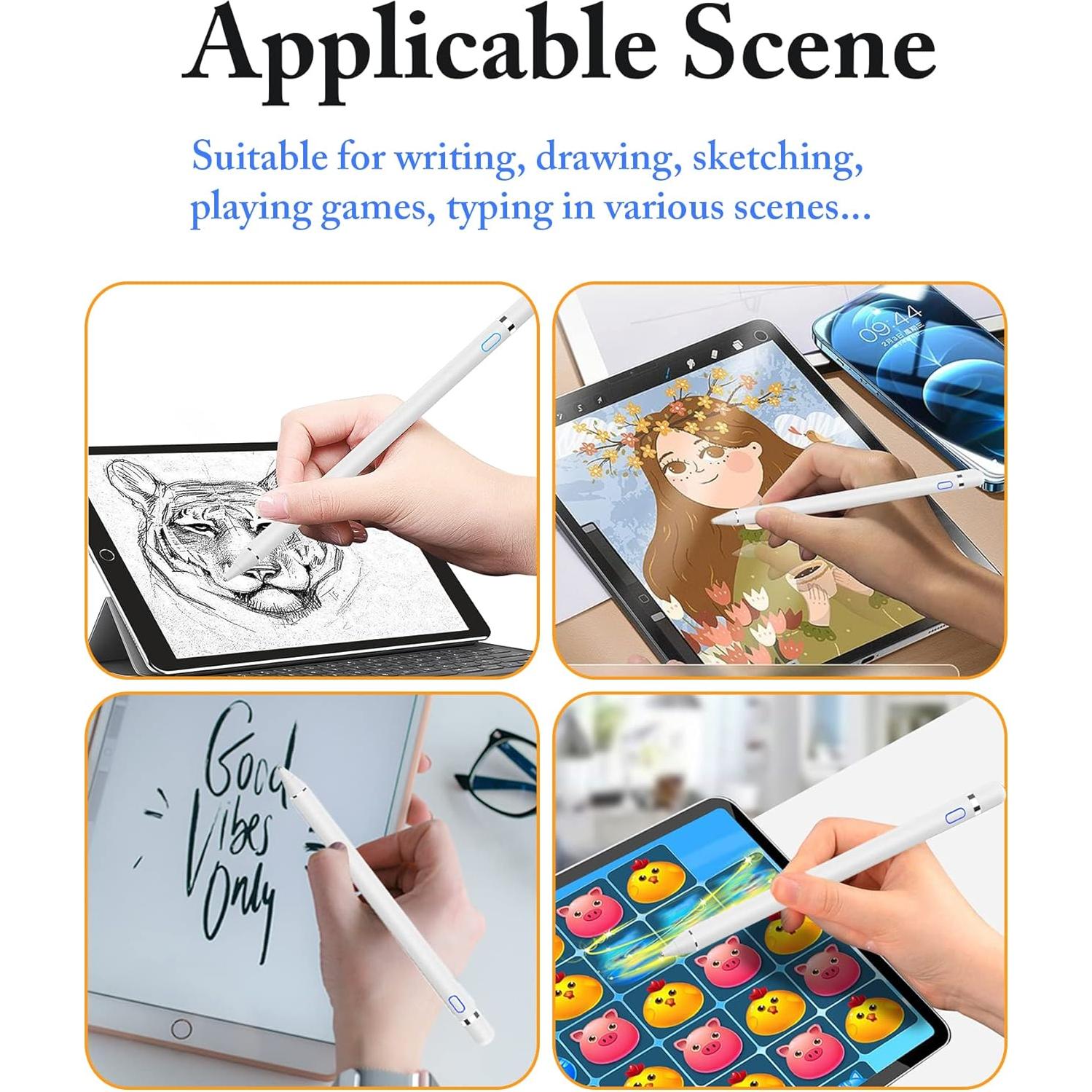 Lápiz Digital DOGAIN Stylus Recargable 1.5mm para iPad y Android