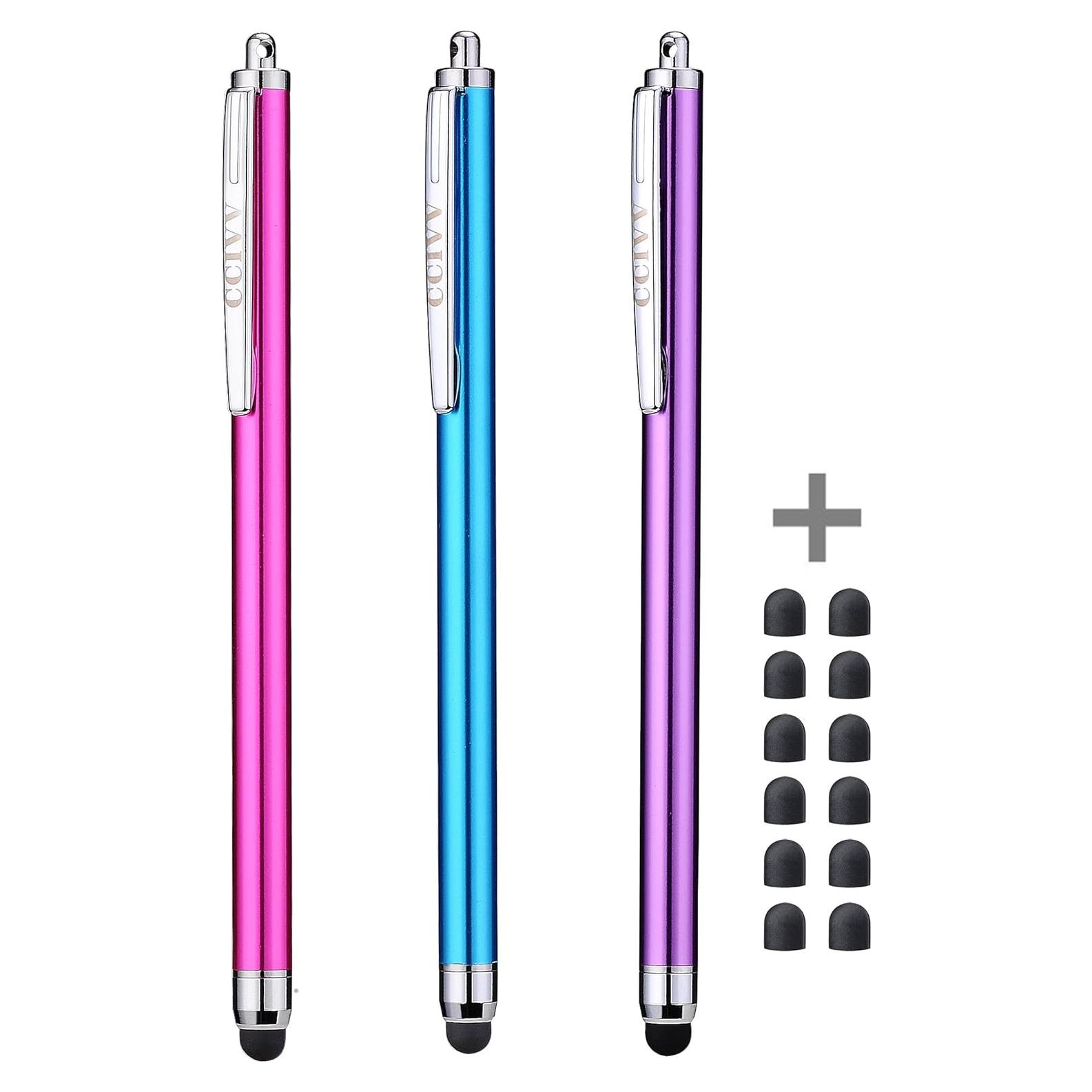 Lápices ópticos 3 Pcs CCIVV para pantallas táctiles iPad iPhone