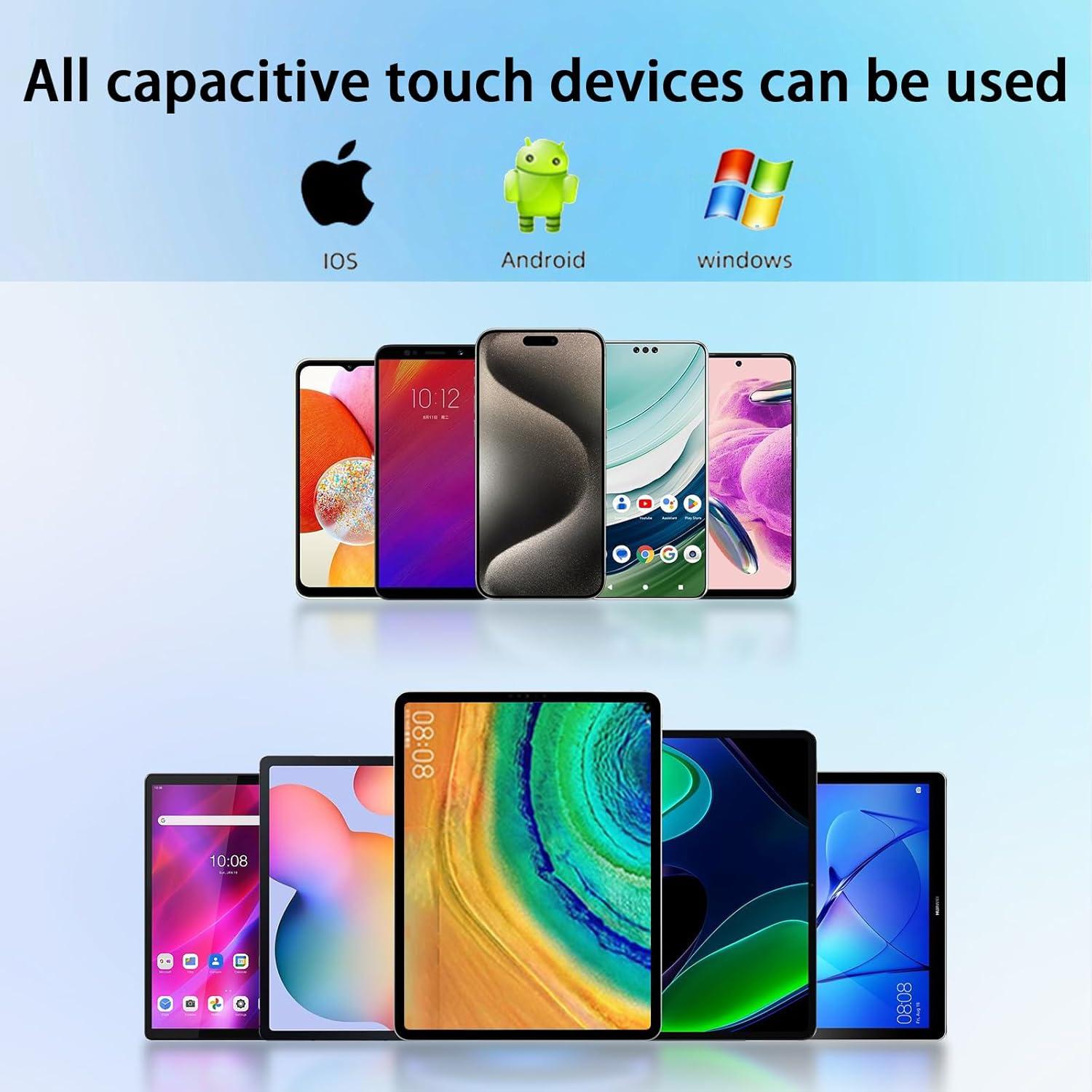 Bolígrafo Stylus Universal Activo K12 - Carga Rápida - Blanco