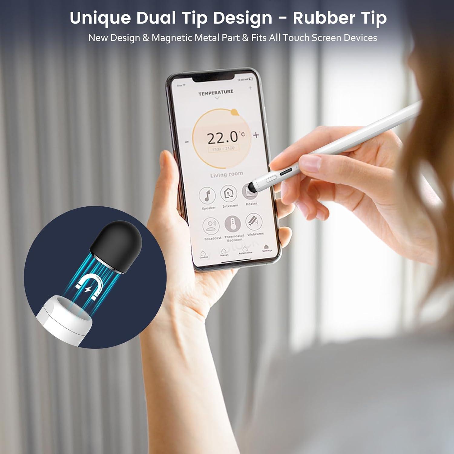 Lápiz Stylus para iPad 11"/10"/9" - Carga Rápida 13 min