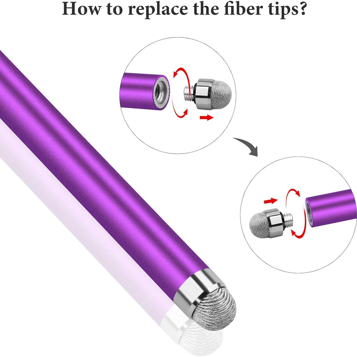 StylusHome Stylus Capacitivo Universal 6 Pcs con Puntas Reemplazables