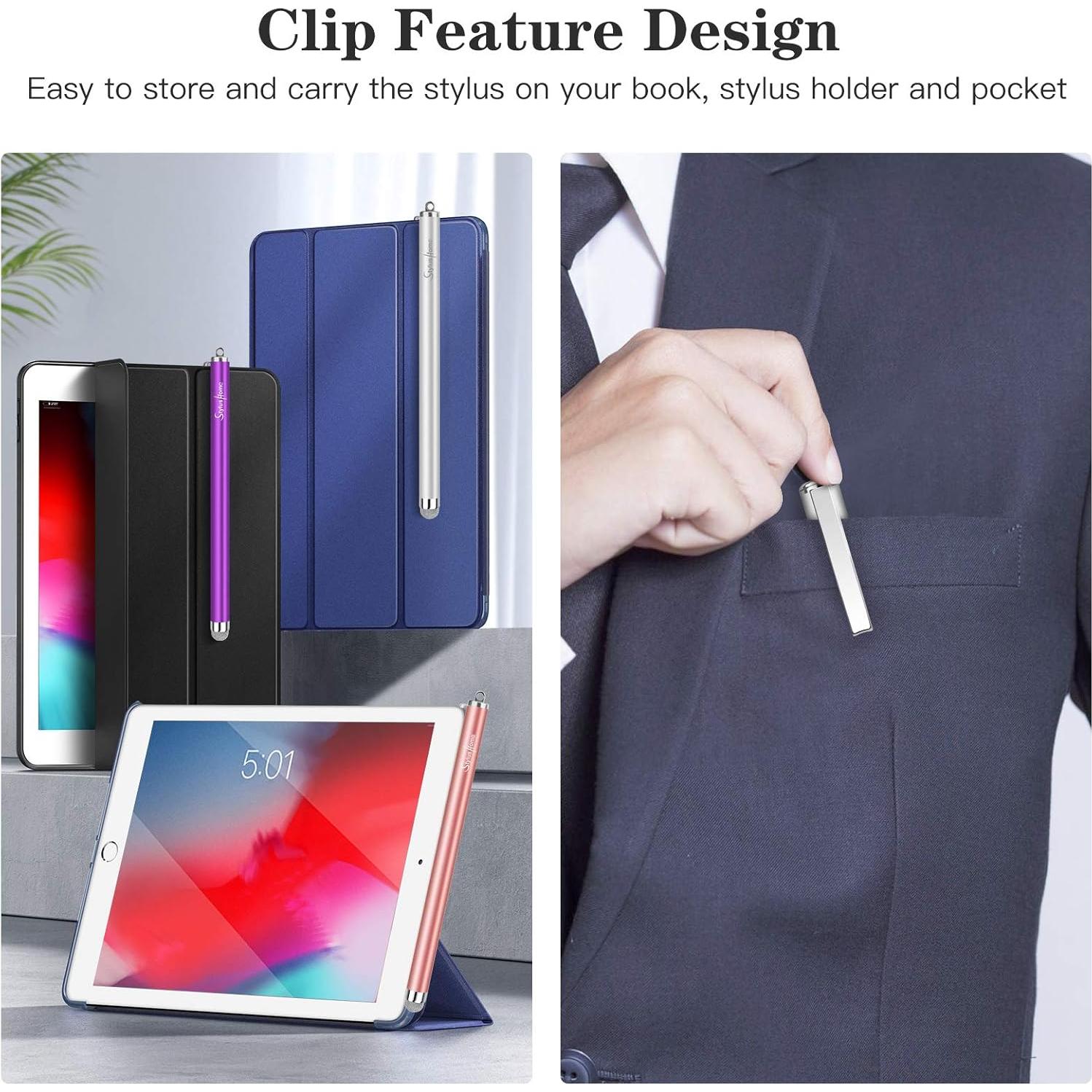 StylusHome Stylus Capacitivo Universal 6 Pcs con Puntas Reemplazables