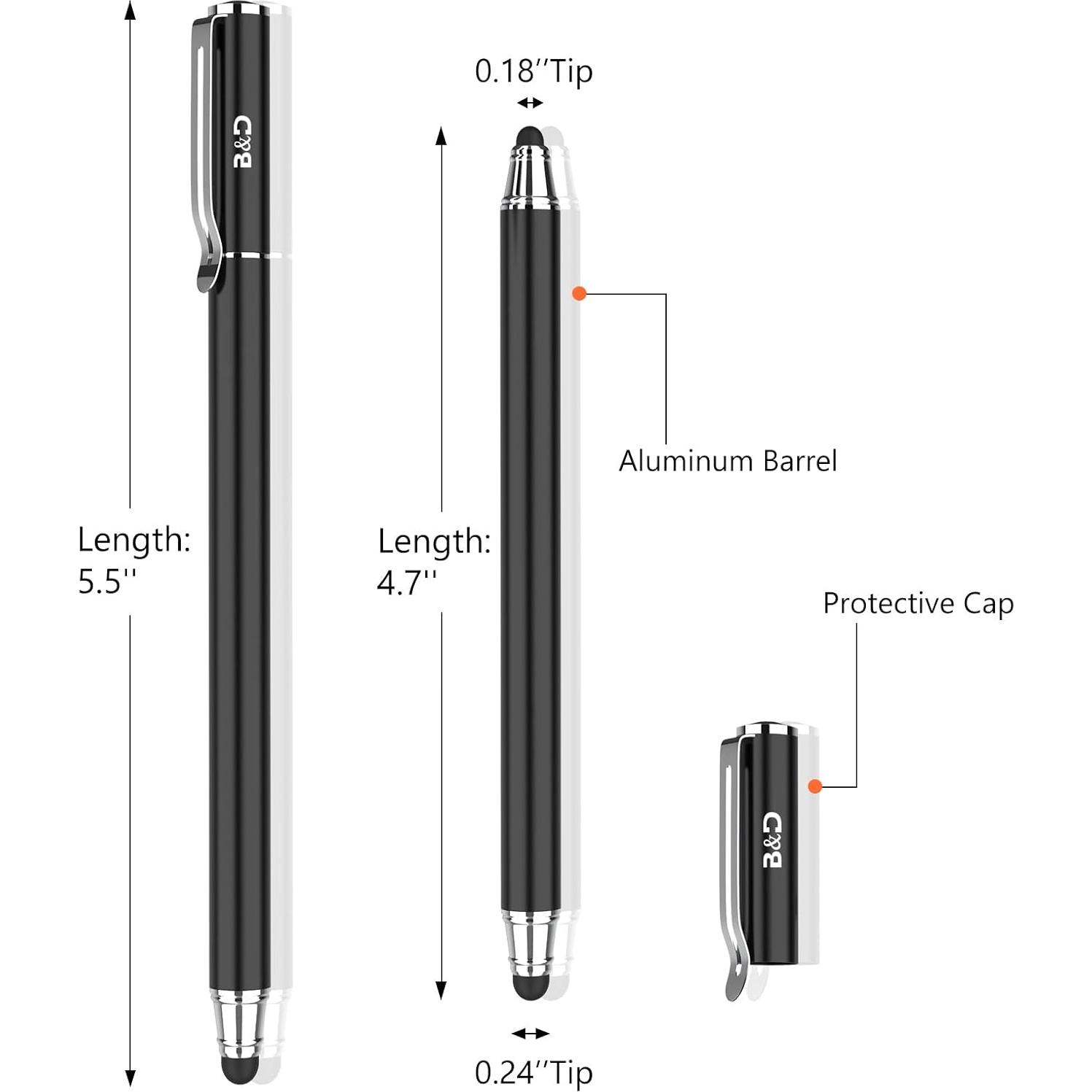 Estilógrafo Capacitivo 2-en-1 Bargains Depot con 20 Puntas Reemplazables