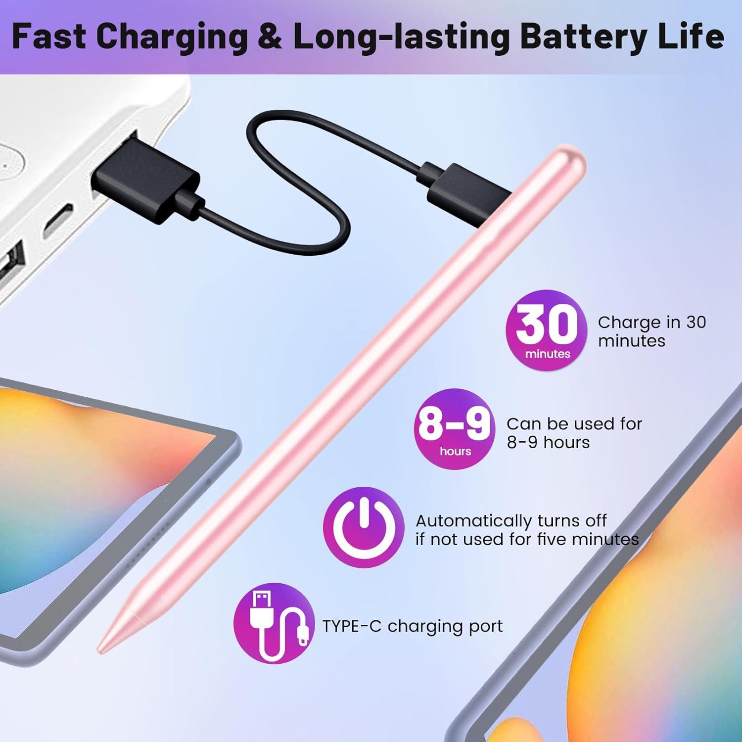 Lápiz Estilográfico CMARS Rosa para Pantallas Táctiles